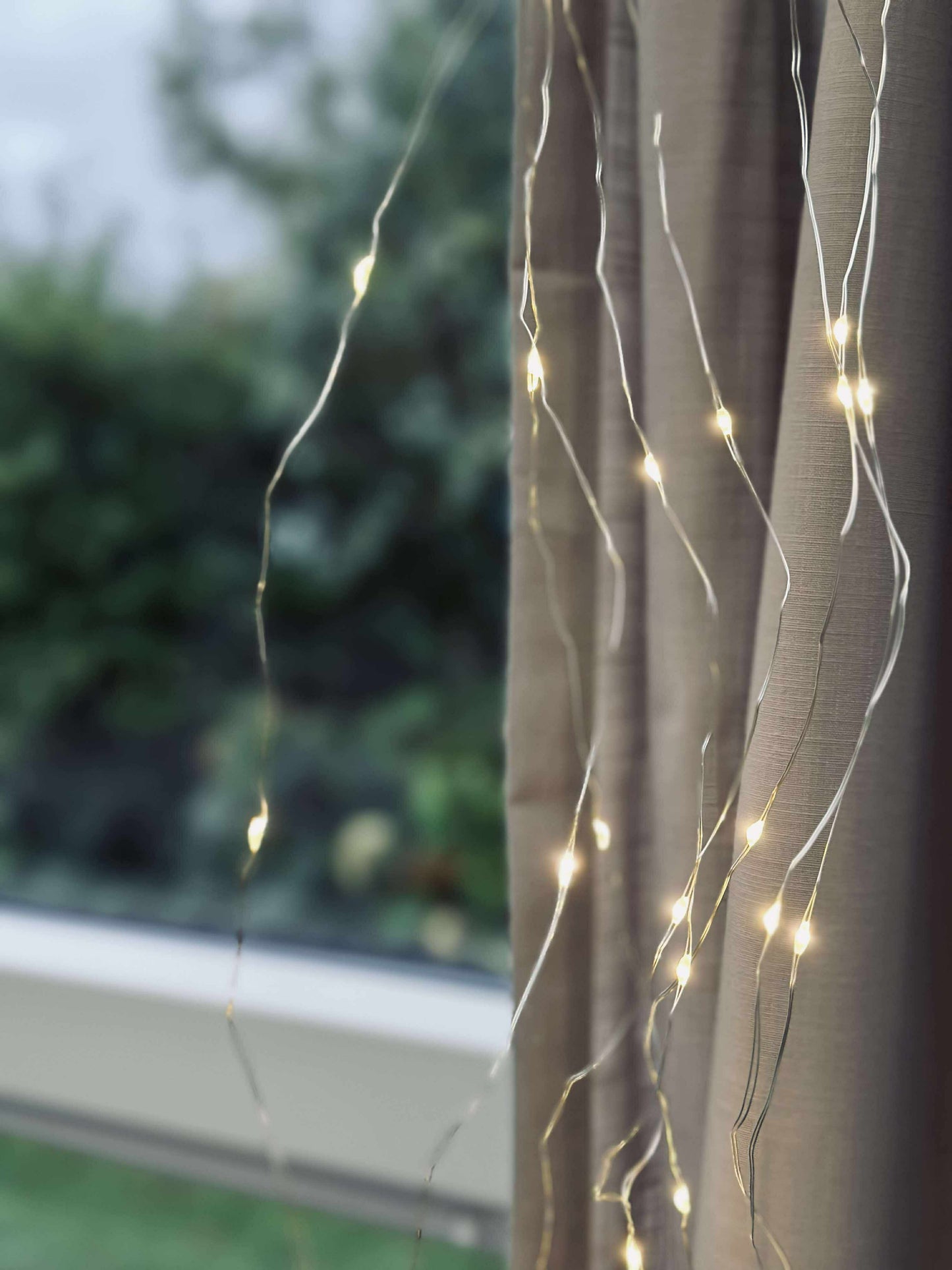 Lyskæde hængende med 160 led lys