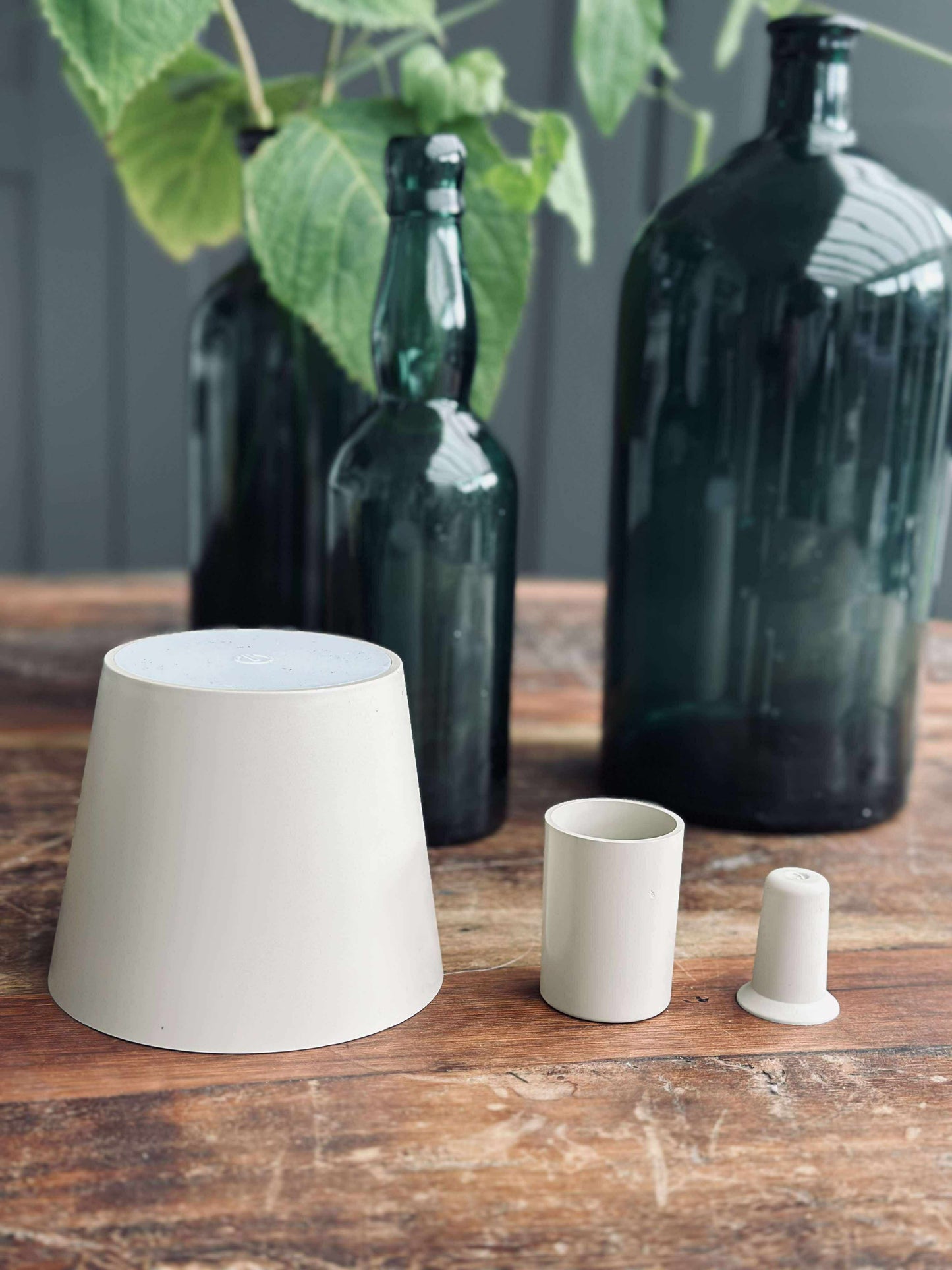LED lampe til vinflaske - Creme MIX