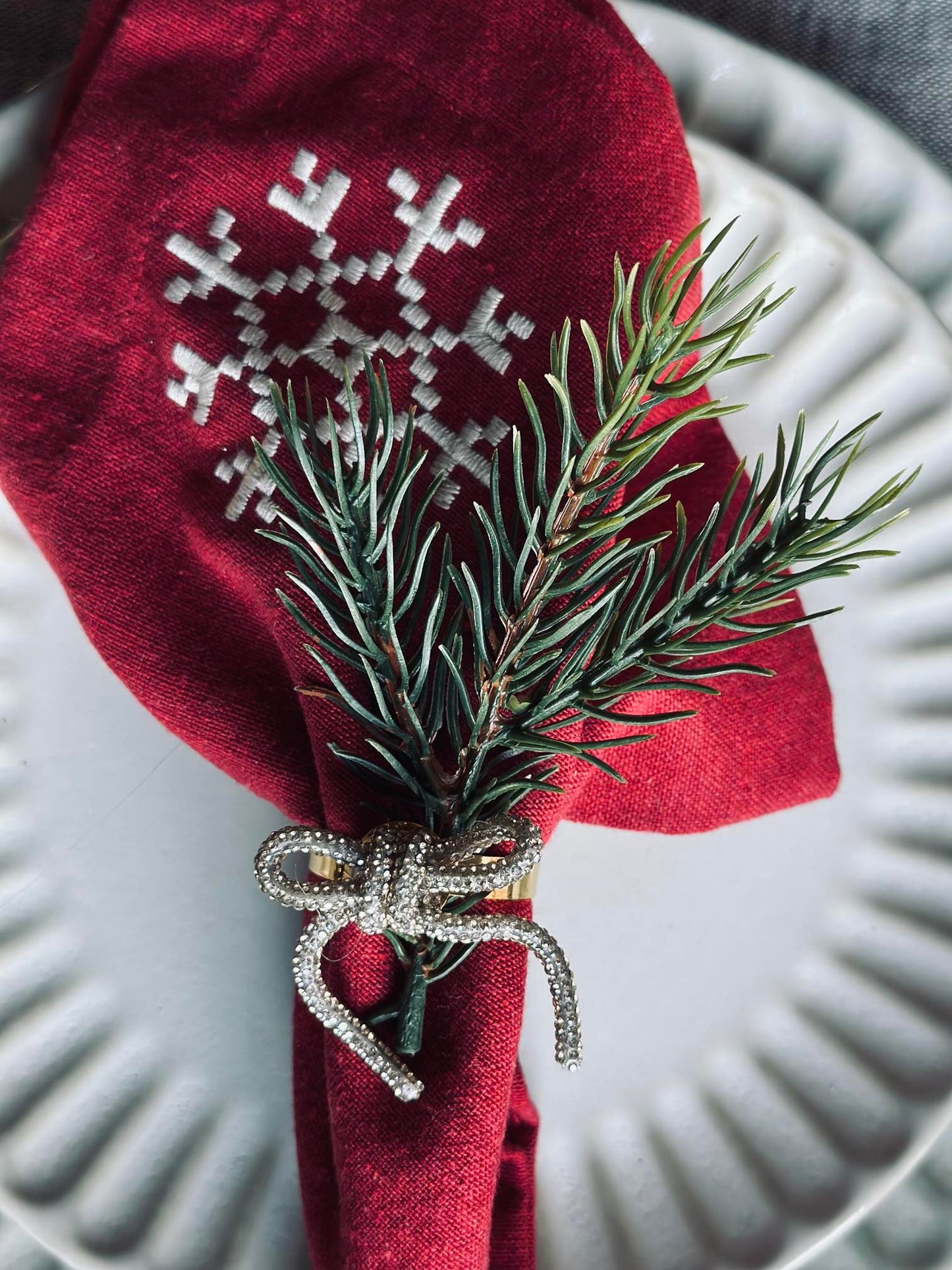 Servietringe - Sløjfer 4 stk