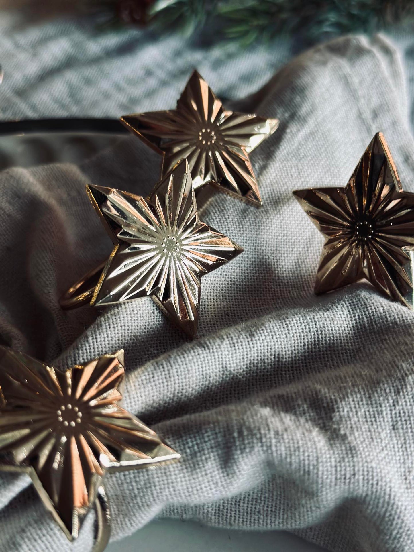 Servietringe Gold - MIX 4 stk