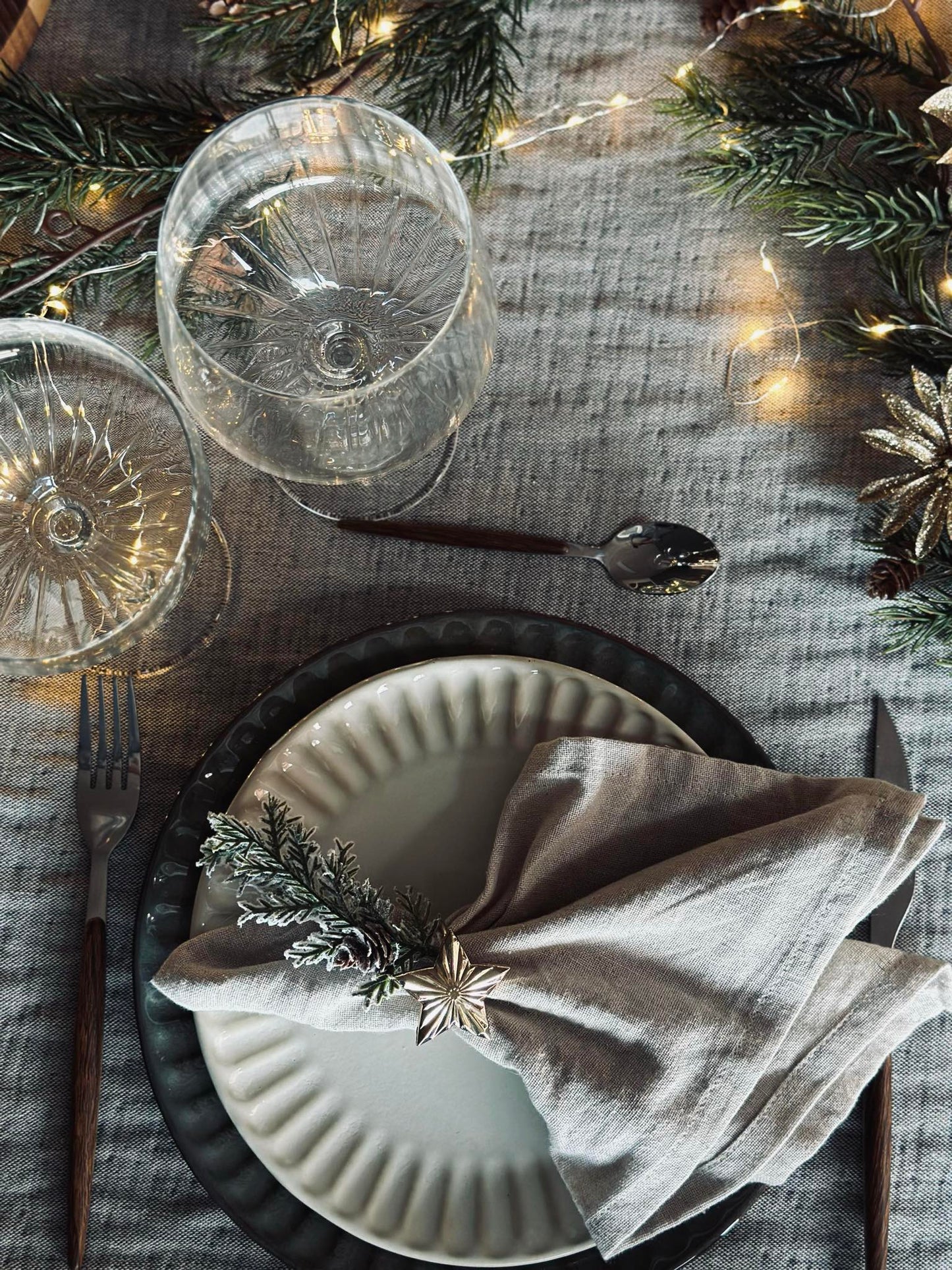 Servietringe Gold - MIX 4 stk