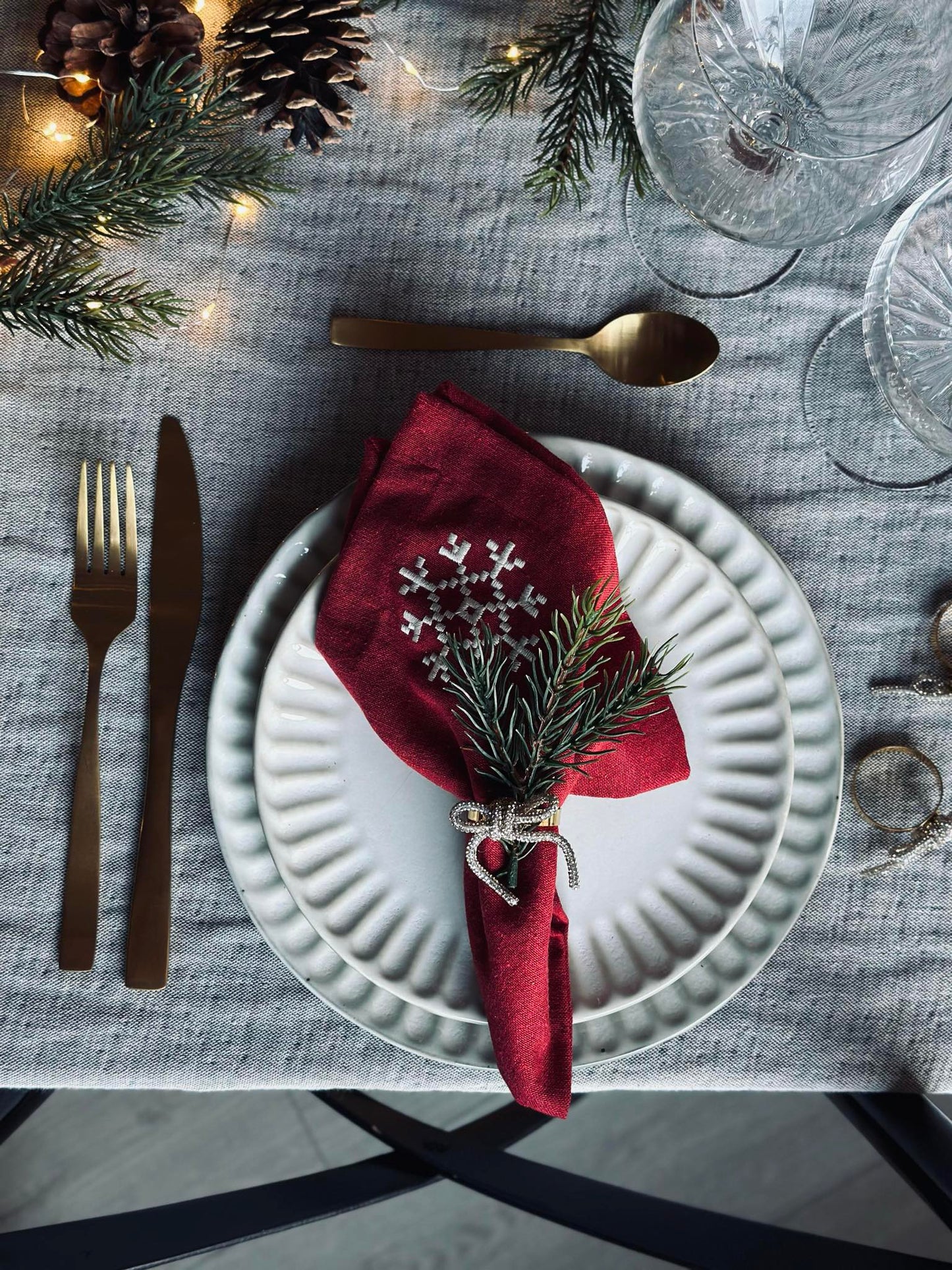 Servietringe - Sløjfer 4 stk