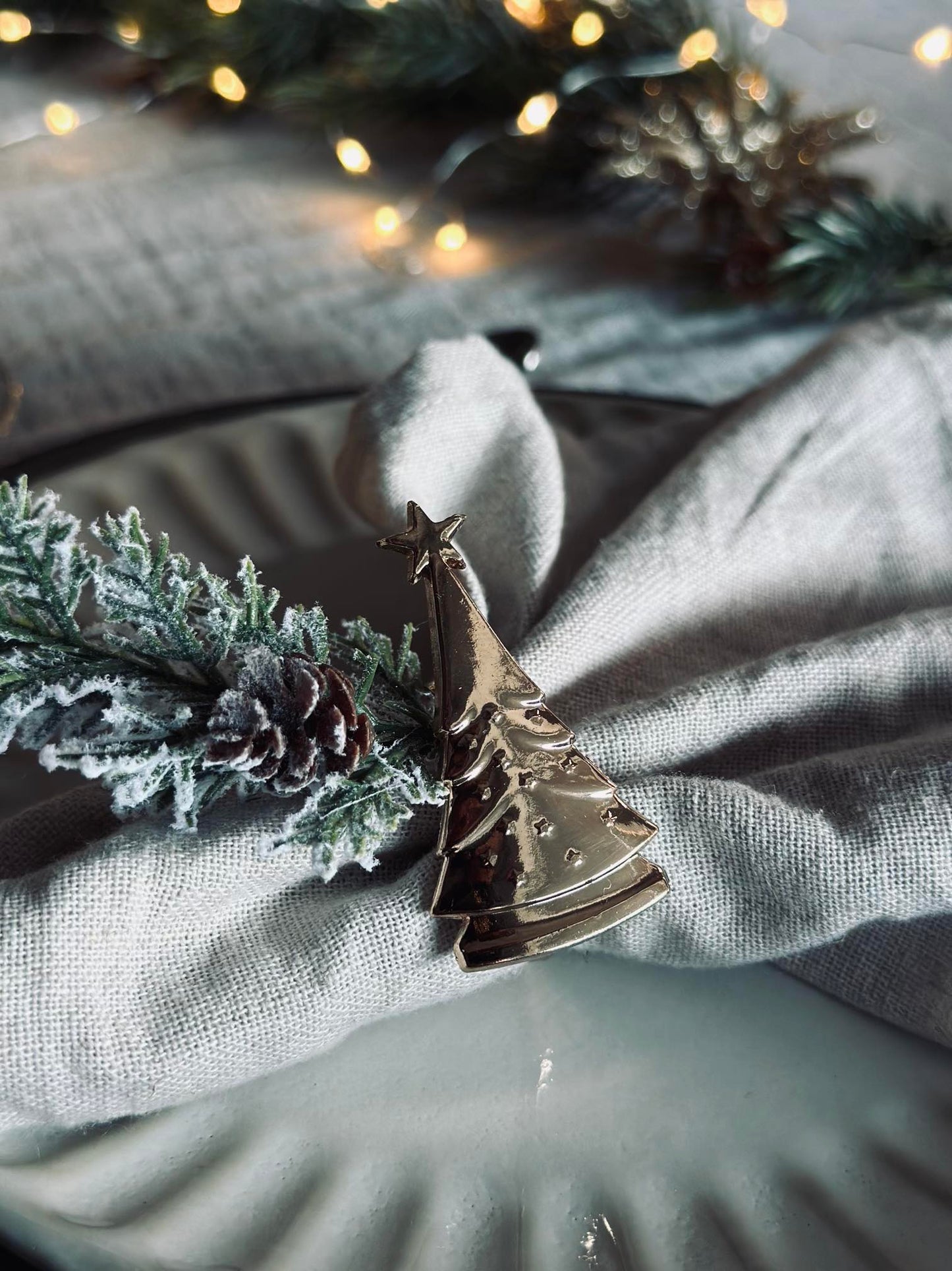 Servietringe Gold - MIX 4 stk