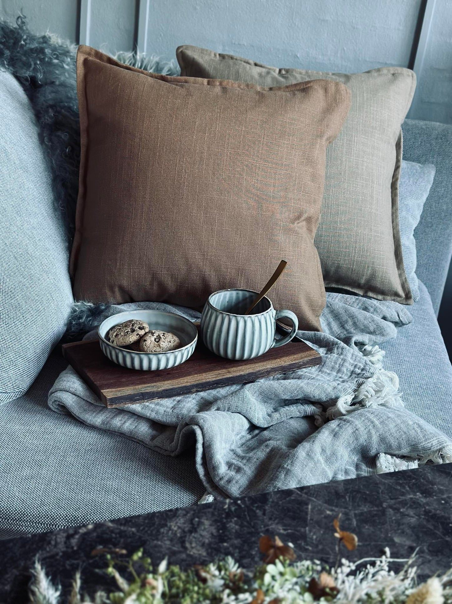 Pudestykke 45x45 - Sennep