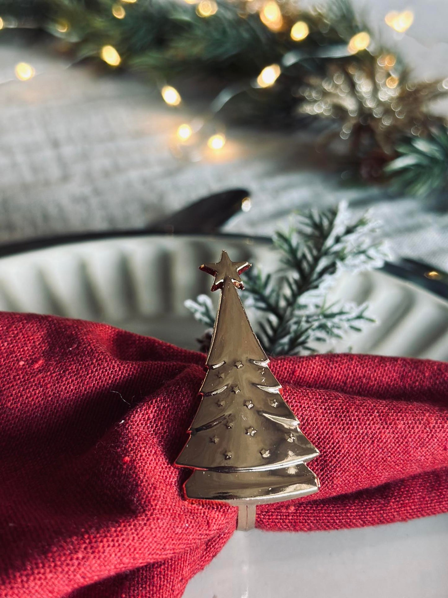 Servietringe Gold - MIX 4 stk