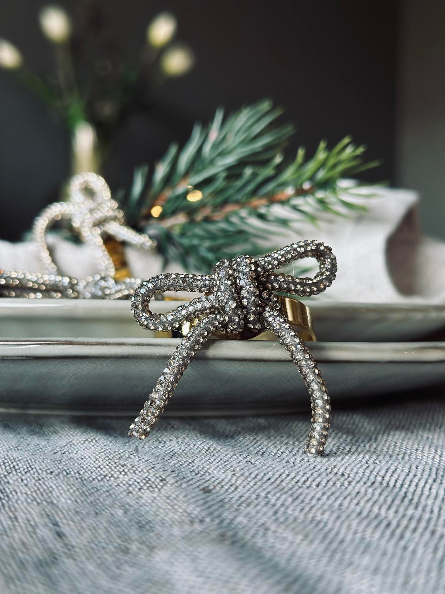 Servietringe - Sløjfer 4 stk