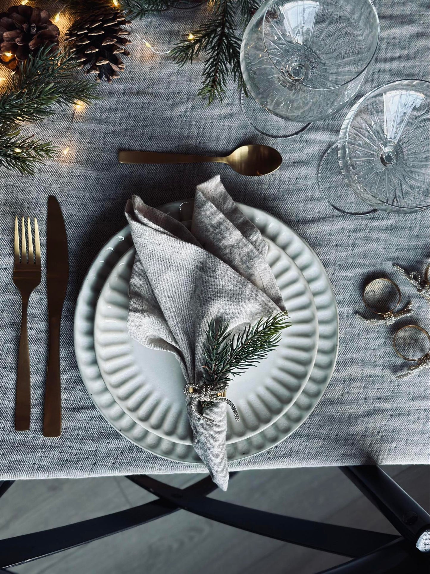 Servietringe - Sløjfer 4 stk