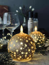 Julelys Gold XMAS 10 cm