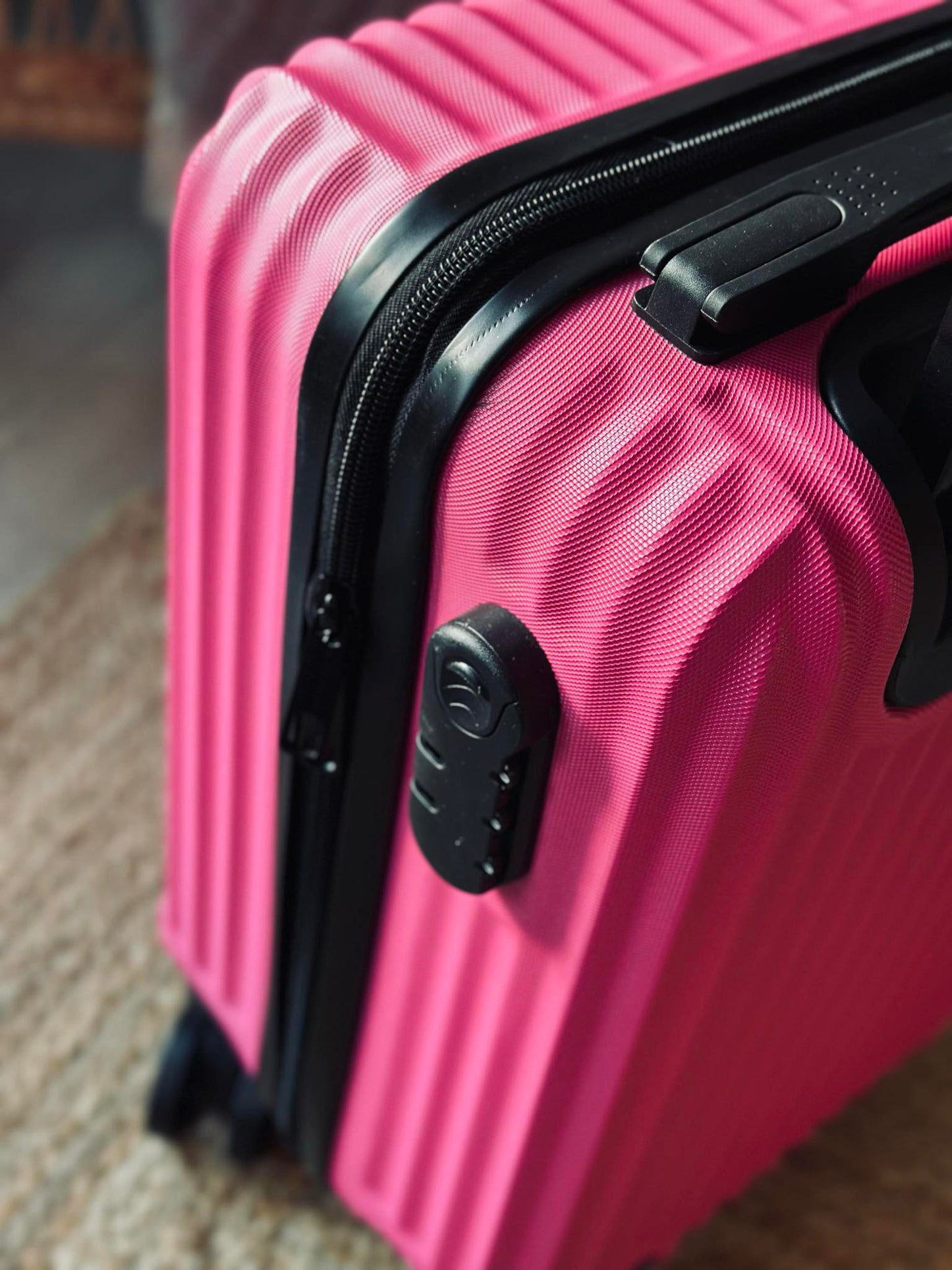 Kuffert Trolley - Magenta pink