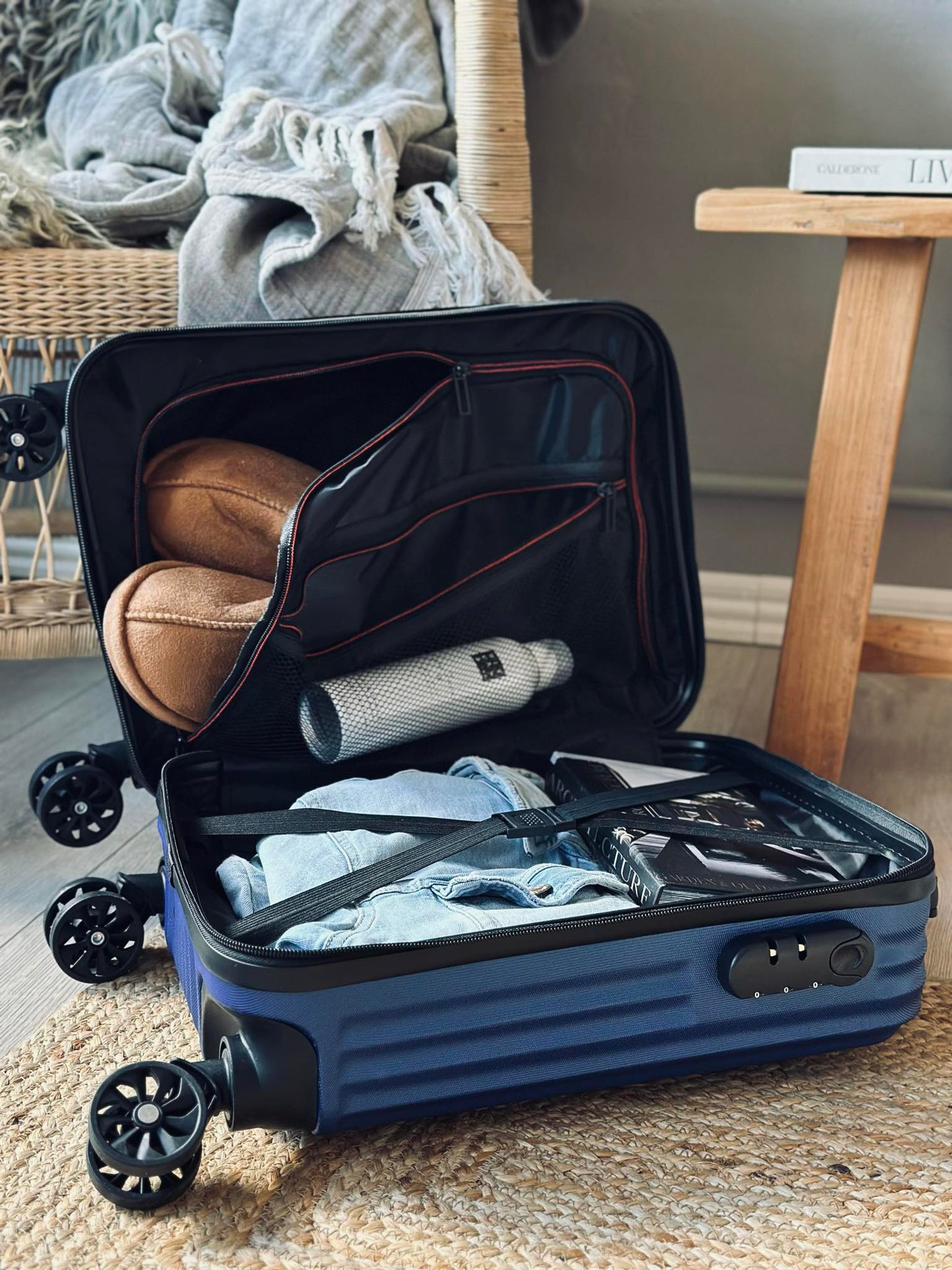 Kuffert Trolley - Blue