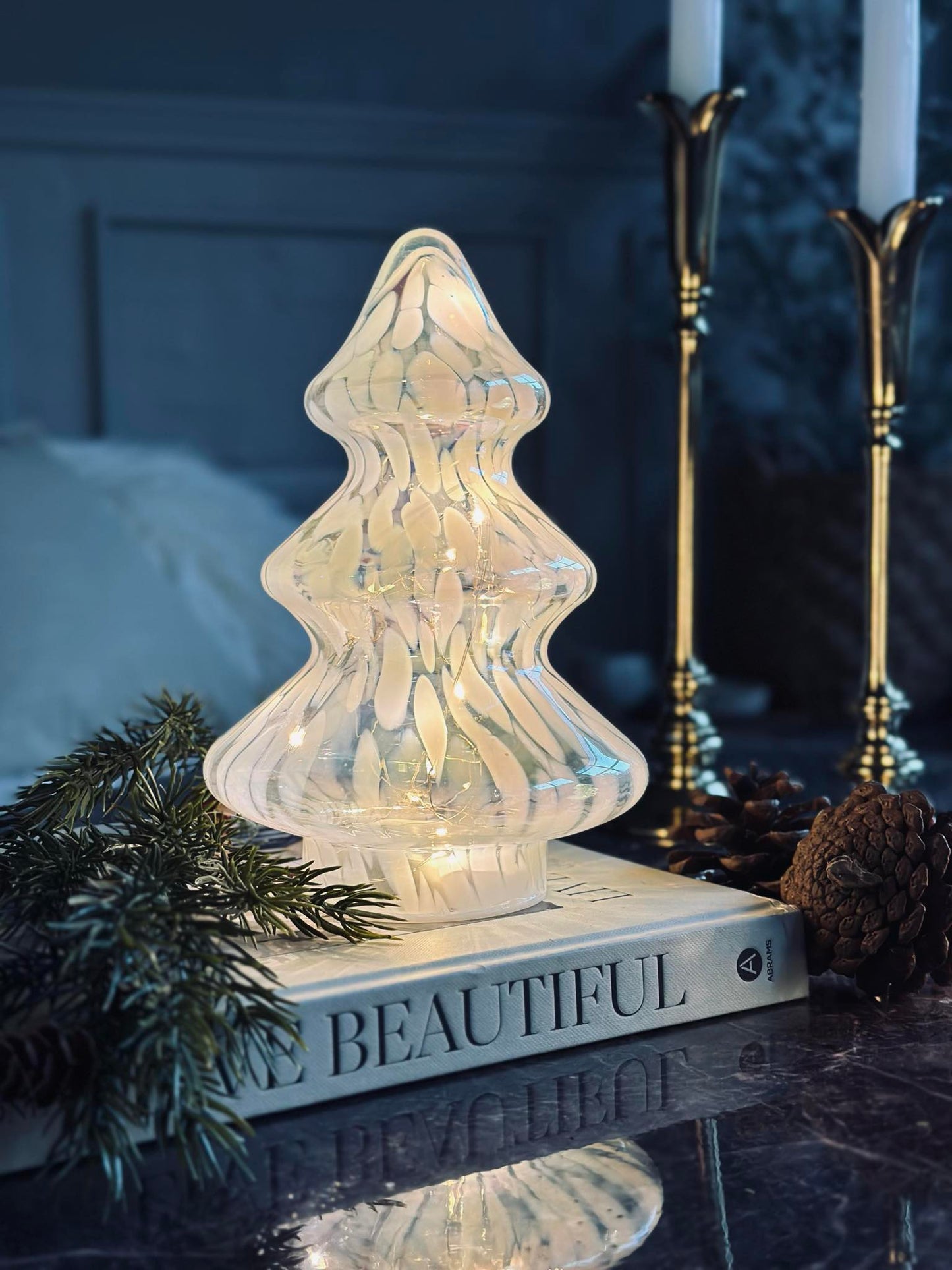 Juletræ med led lys