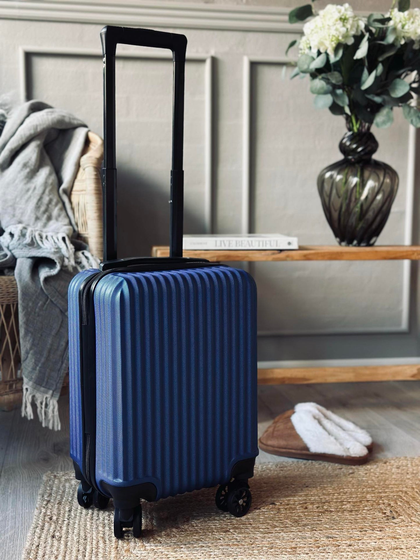 Kuffert Trolley - Blue