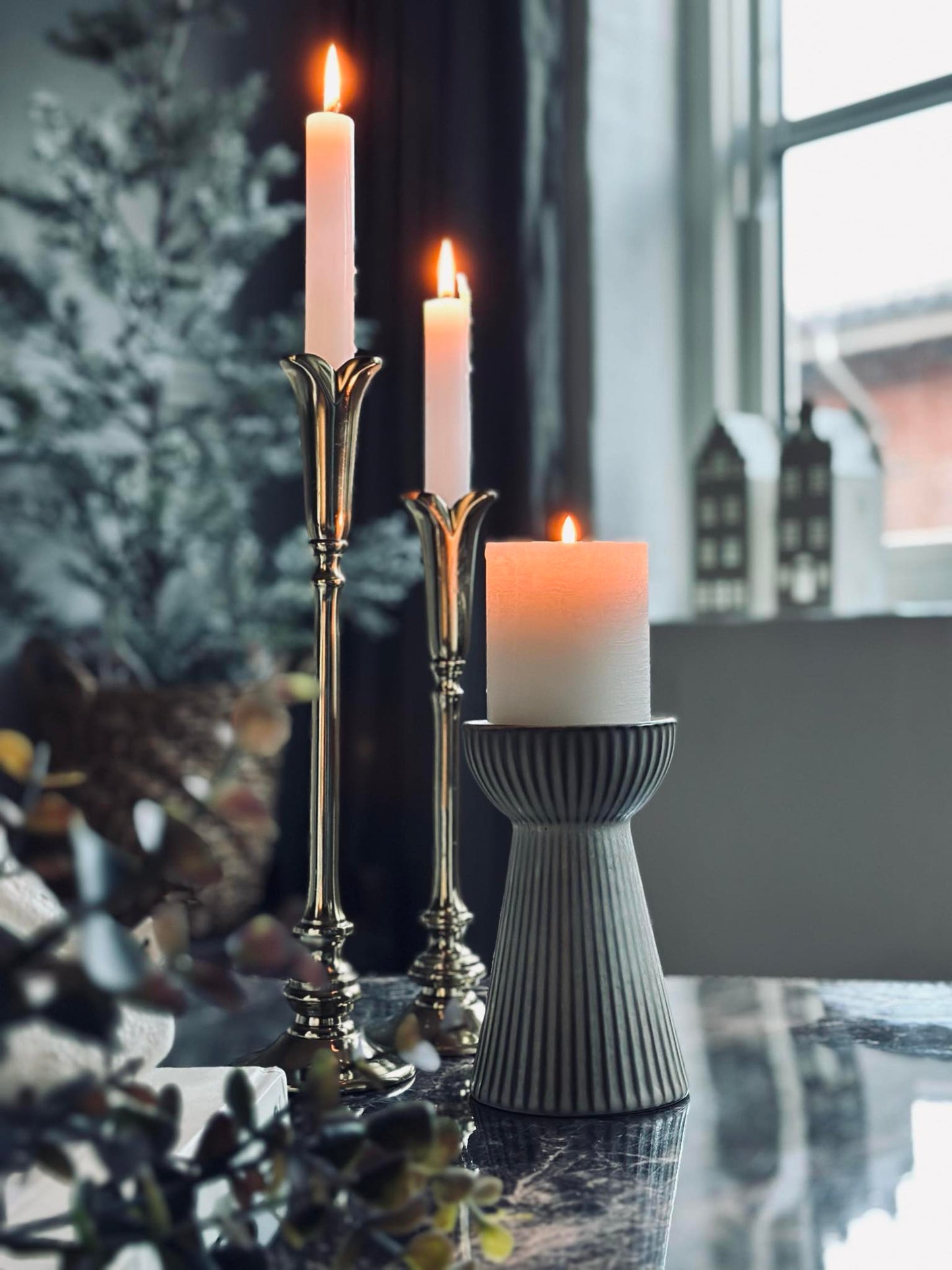Hyacintvase VIGA - Mat brun