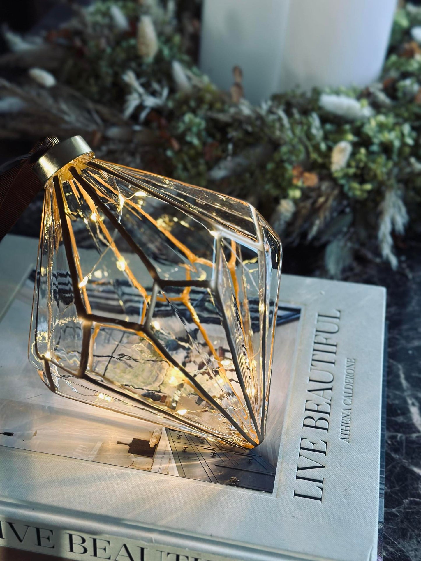 Lys med ophæng - Diamond