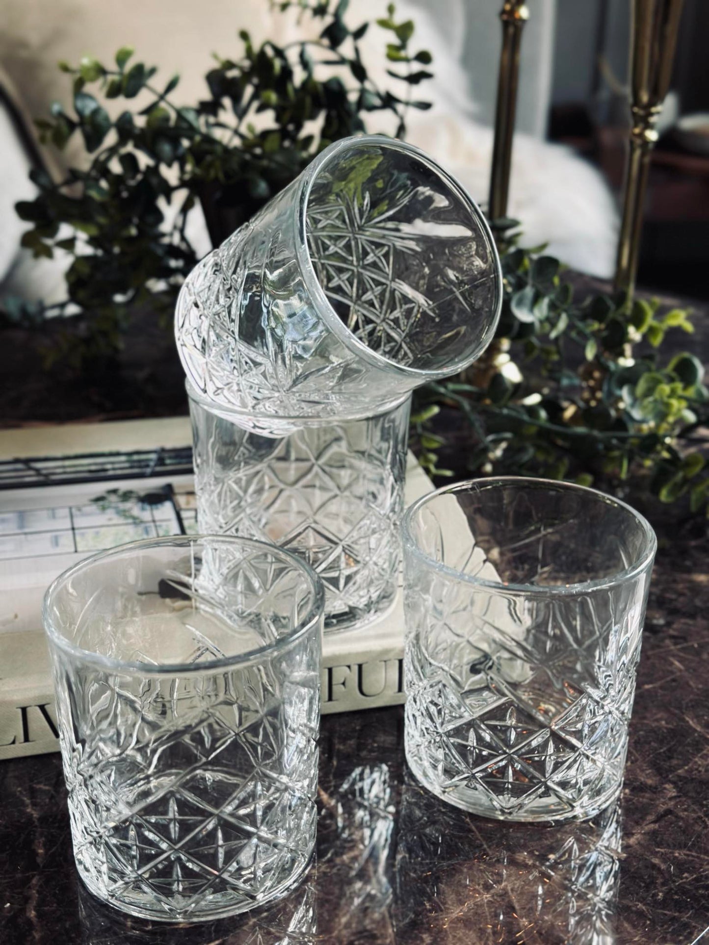 Whisky glas / vandglas - 4 stk