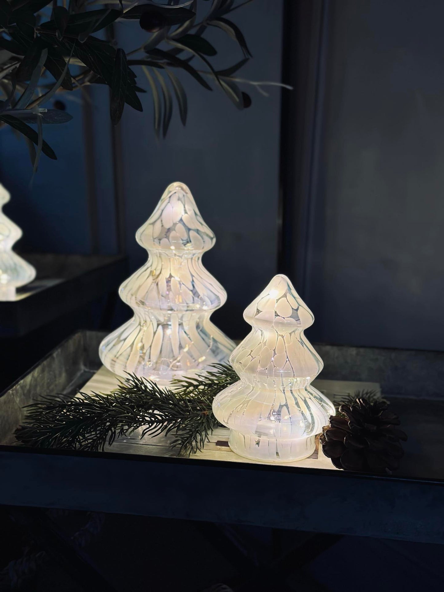 Juletræ med led lys