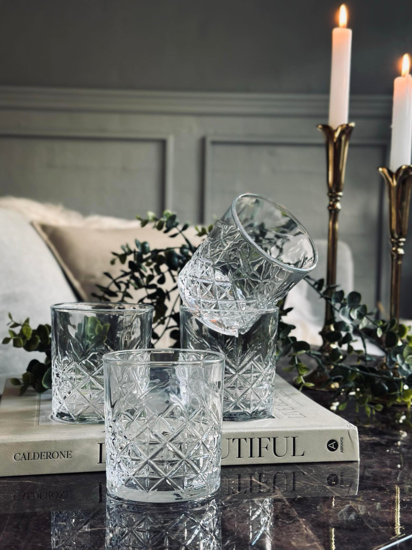 Whisky glas / vandglas - 4 stk