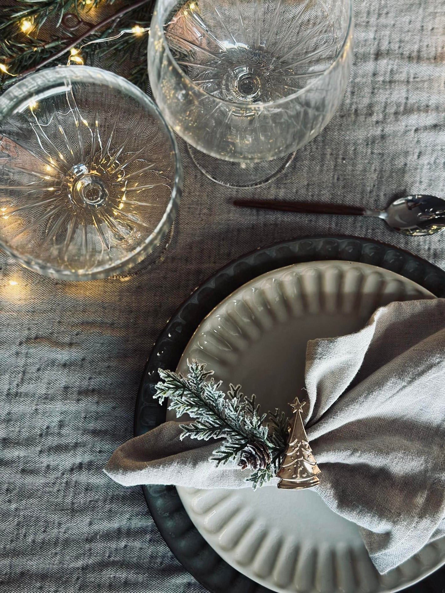 Servietringe Gold - MIX 4 stk