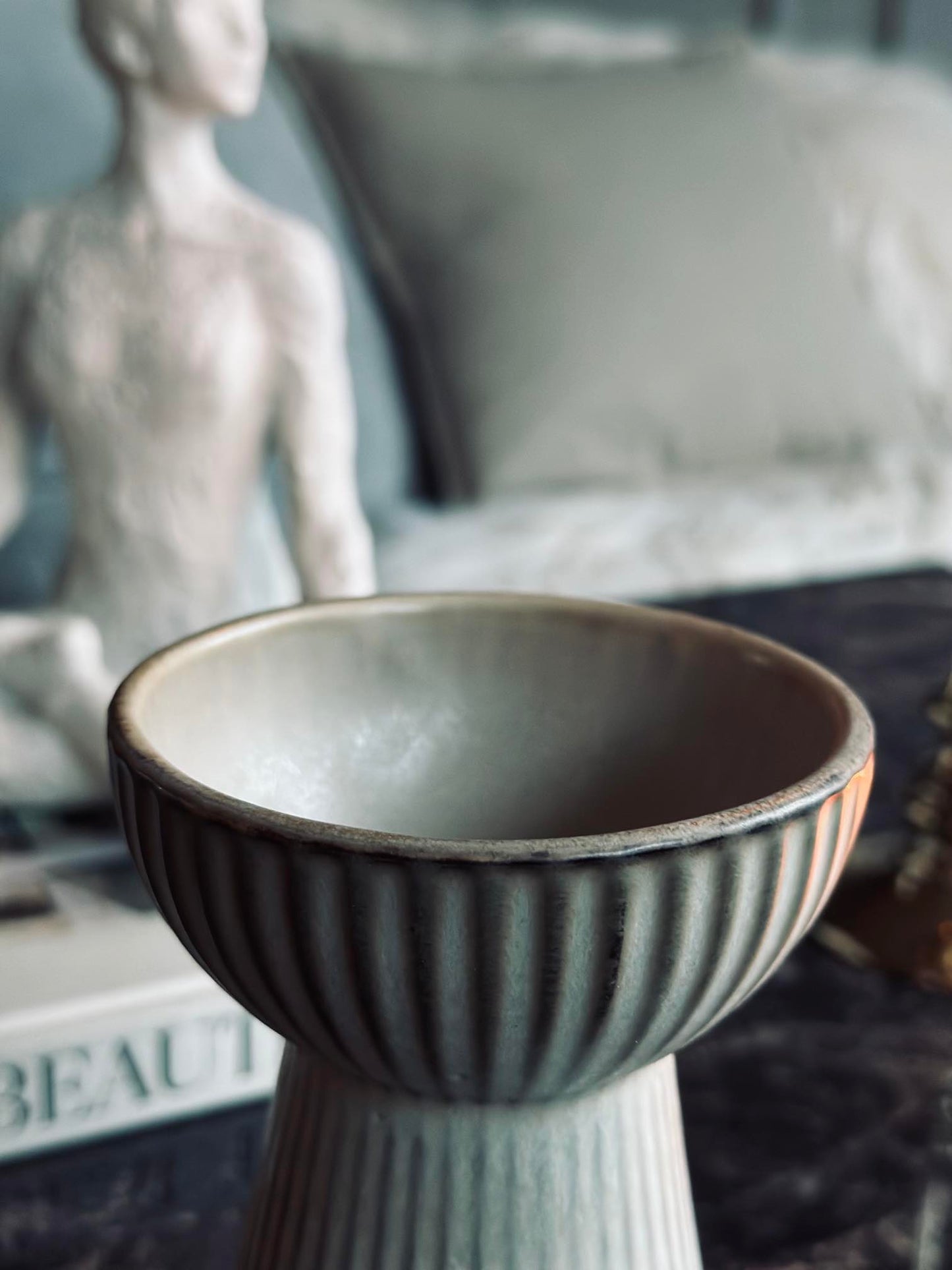 Hyacintvase VIGA - Mat brun