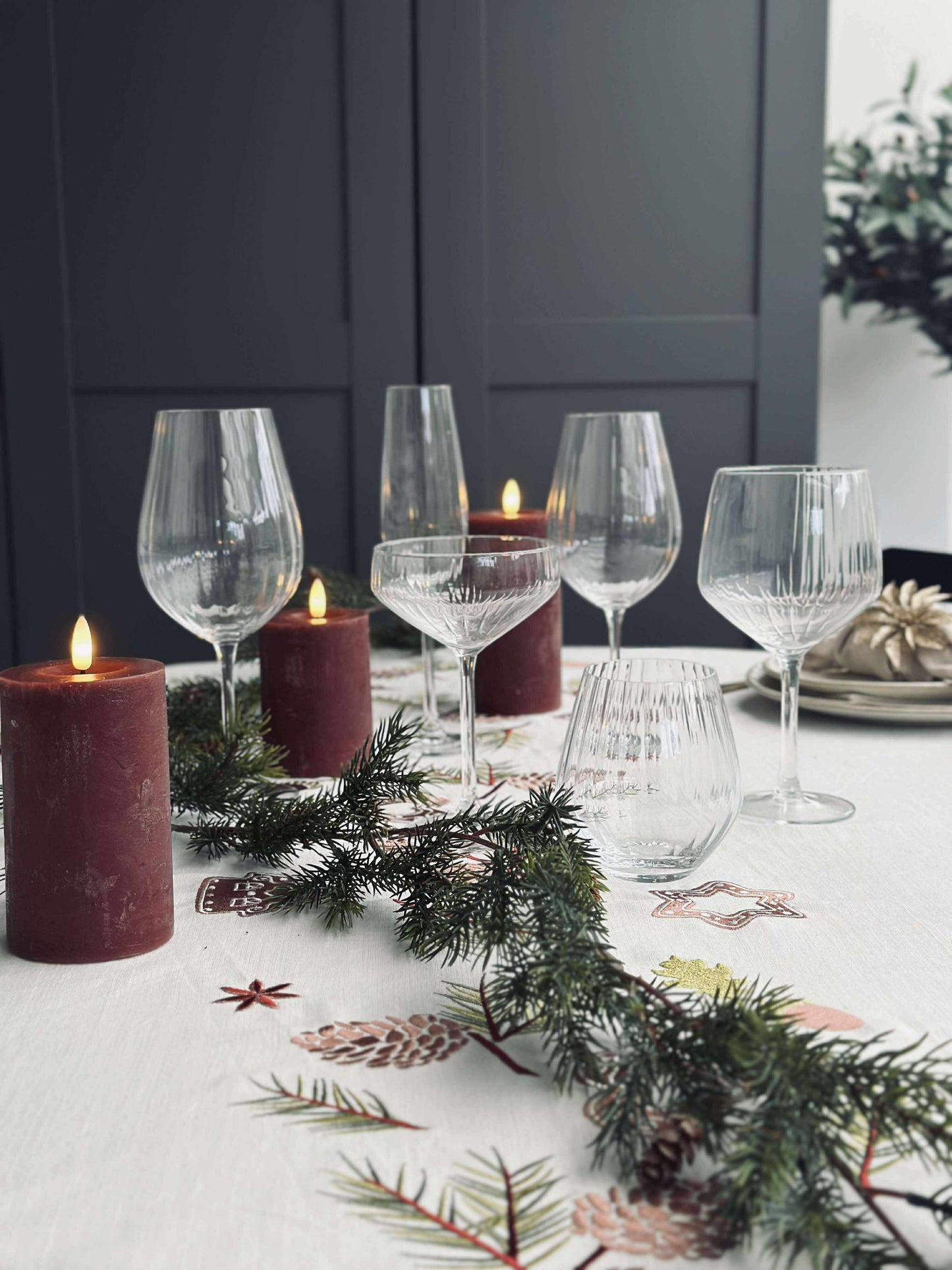 Vinglas rødvin CRYSTAL - Sæt med 4 stk.