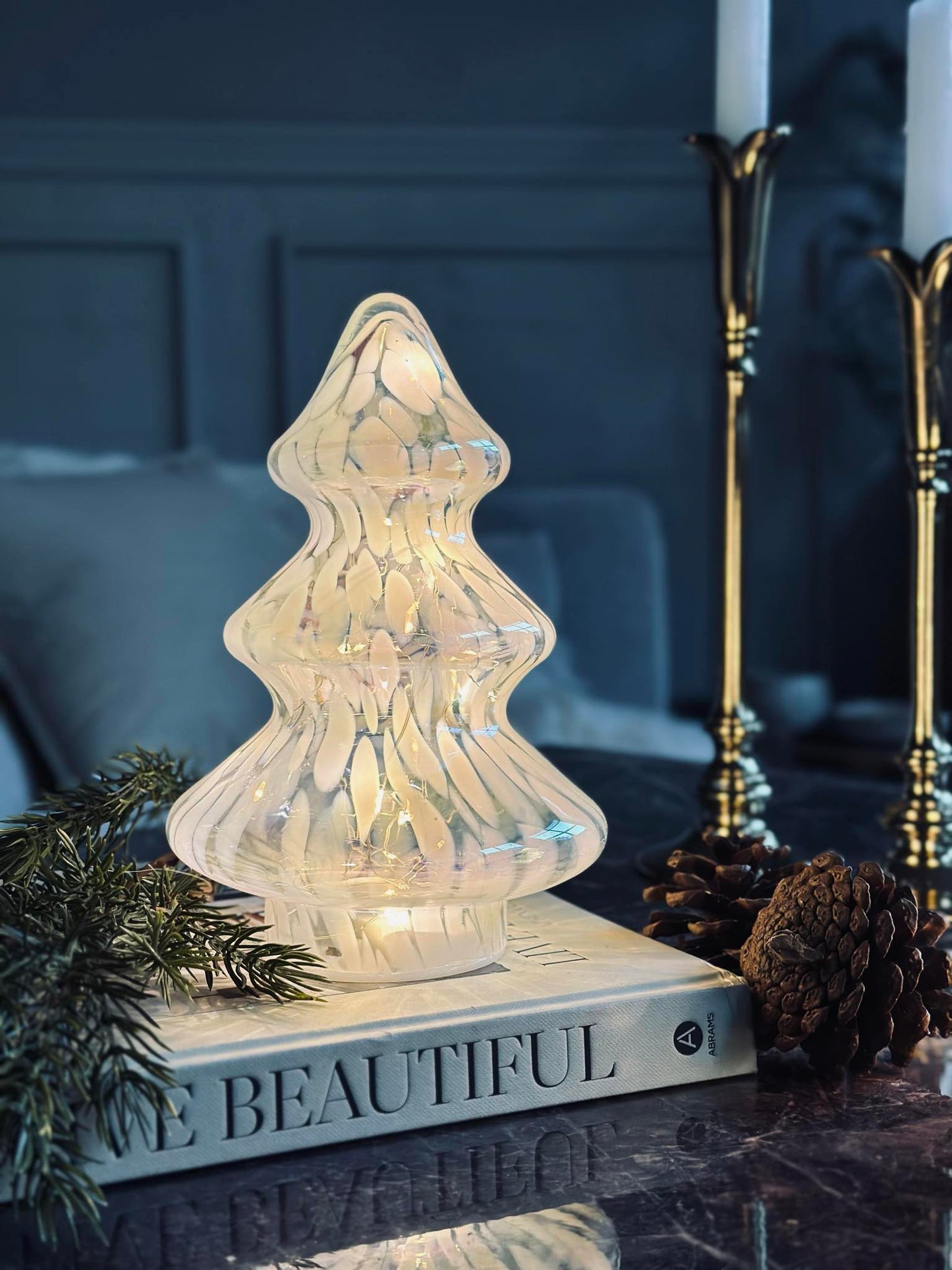 Juletræ med led lys