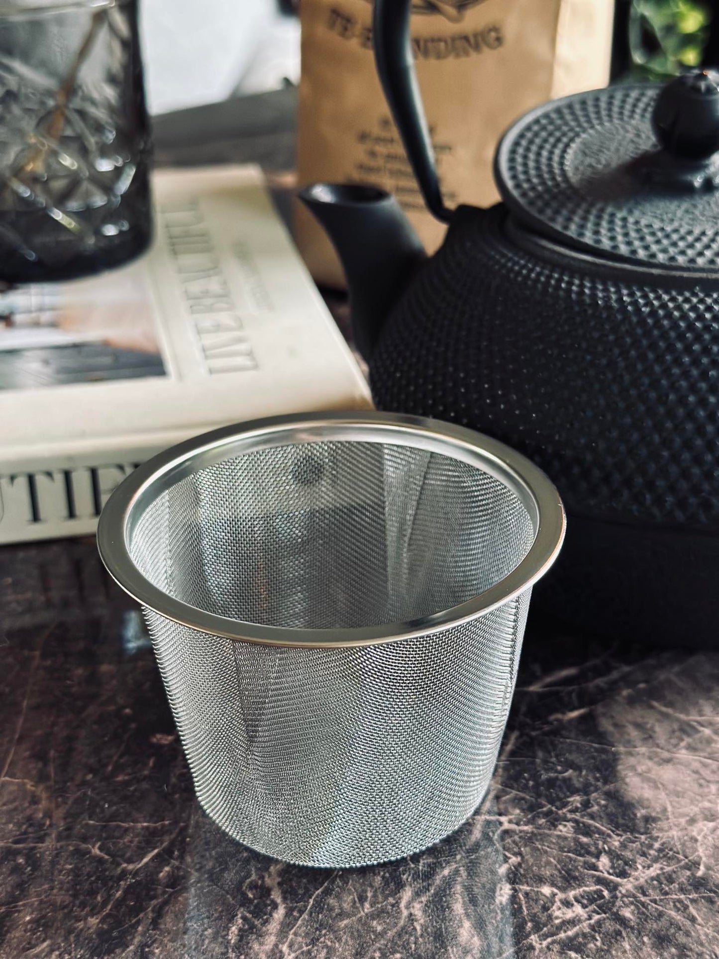 Tepotte i støbejern - 1200ml.