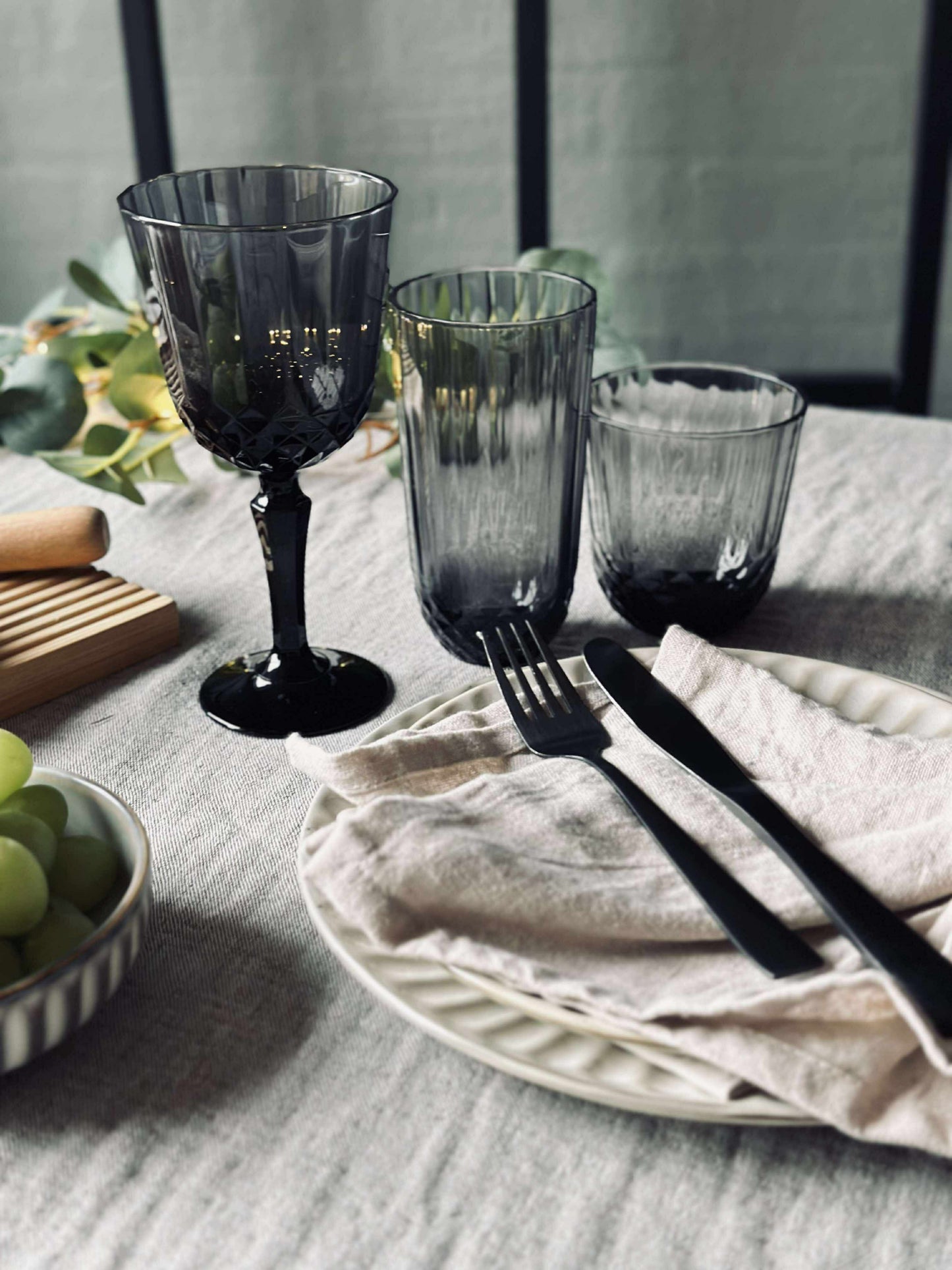 Vandglas Sanna grey