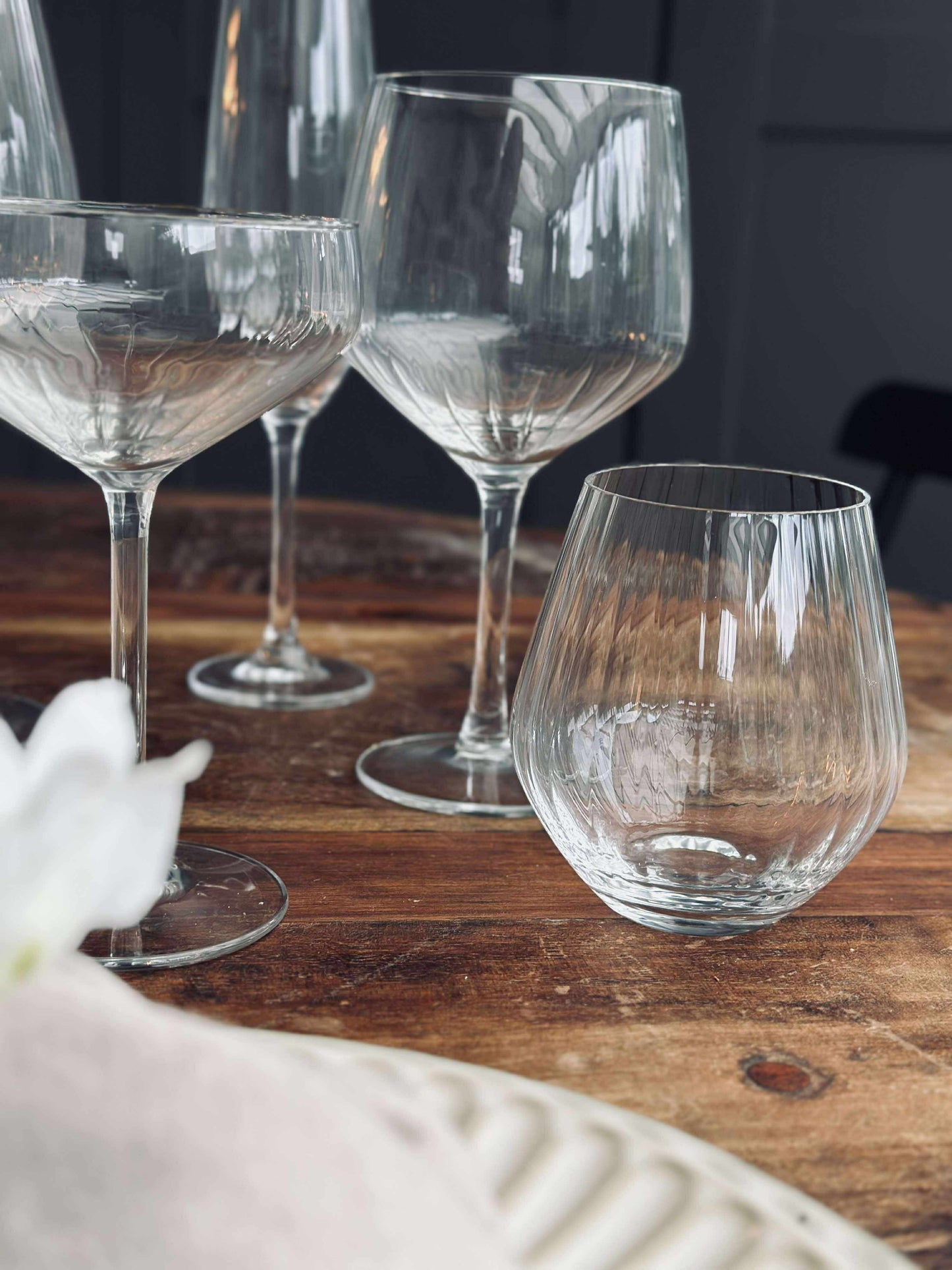 Vandglas CRYSTAL - Sæt med 4 stk.