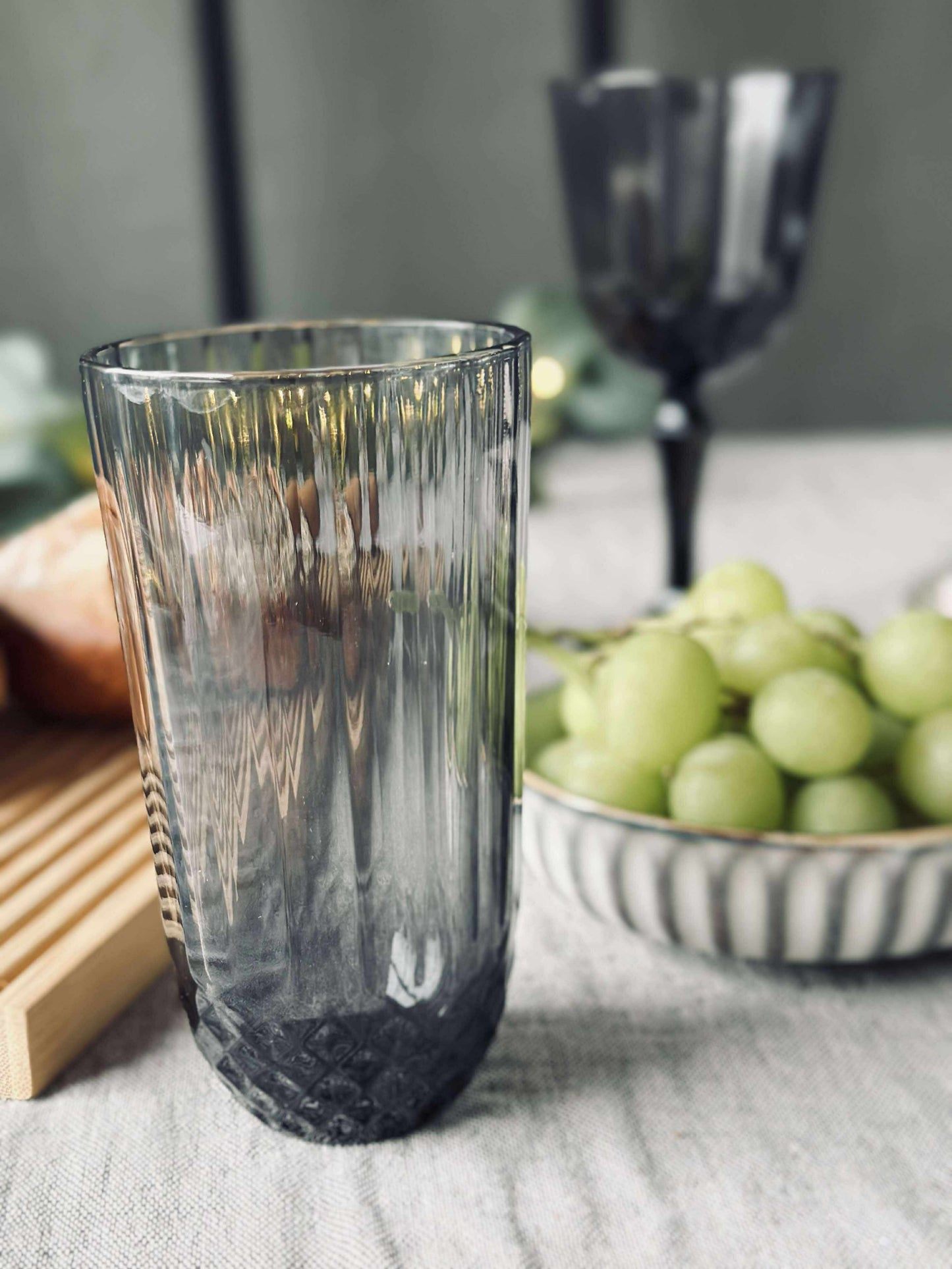 Vandglas Sanna grey 345 ml.