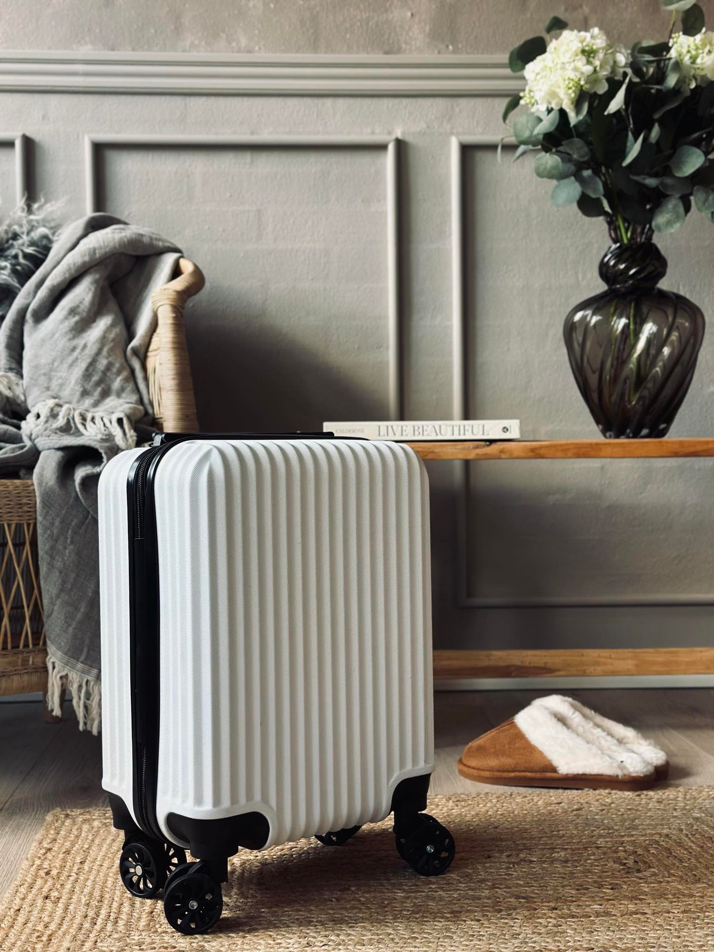 Kuffert Trolley - White