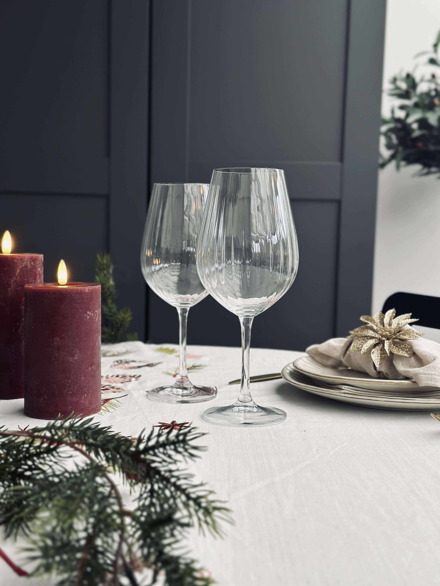 Vinglas rødvin CRYSTAL - Sæt med 4 stk.
