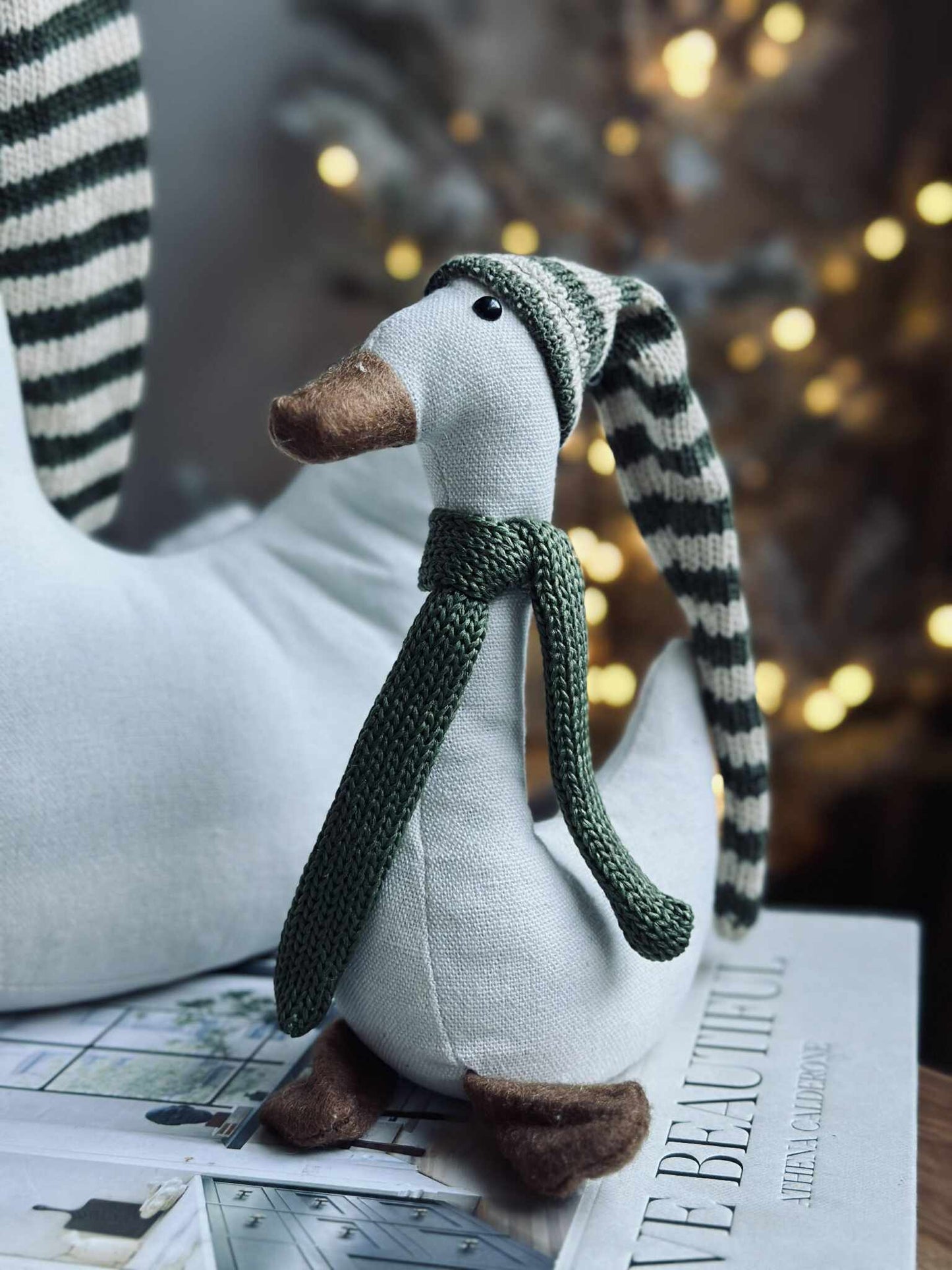 Juleand med grøn hue - Mini