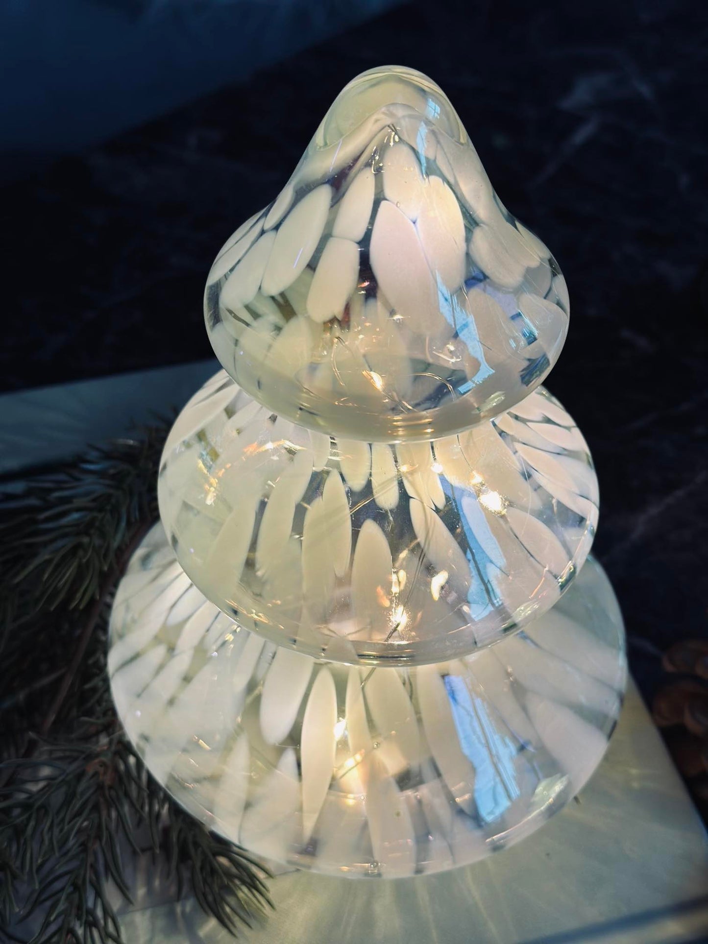 Juletræ med led lys