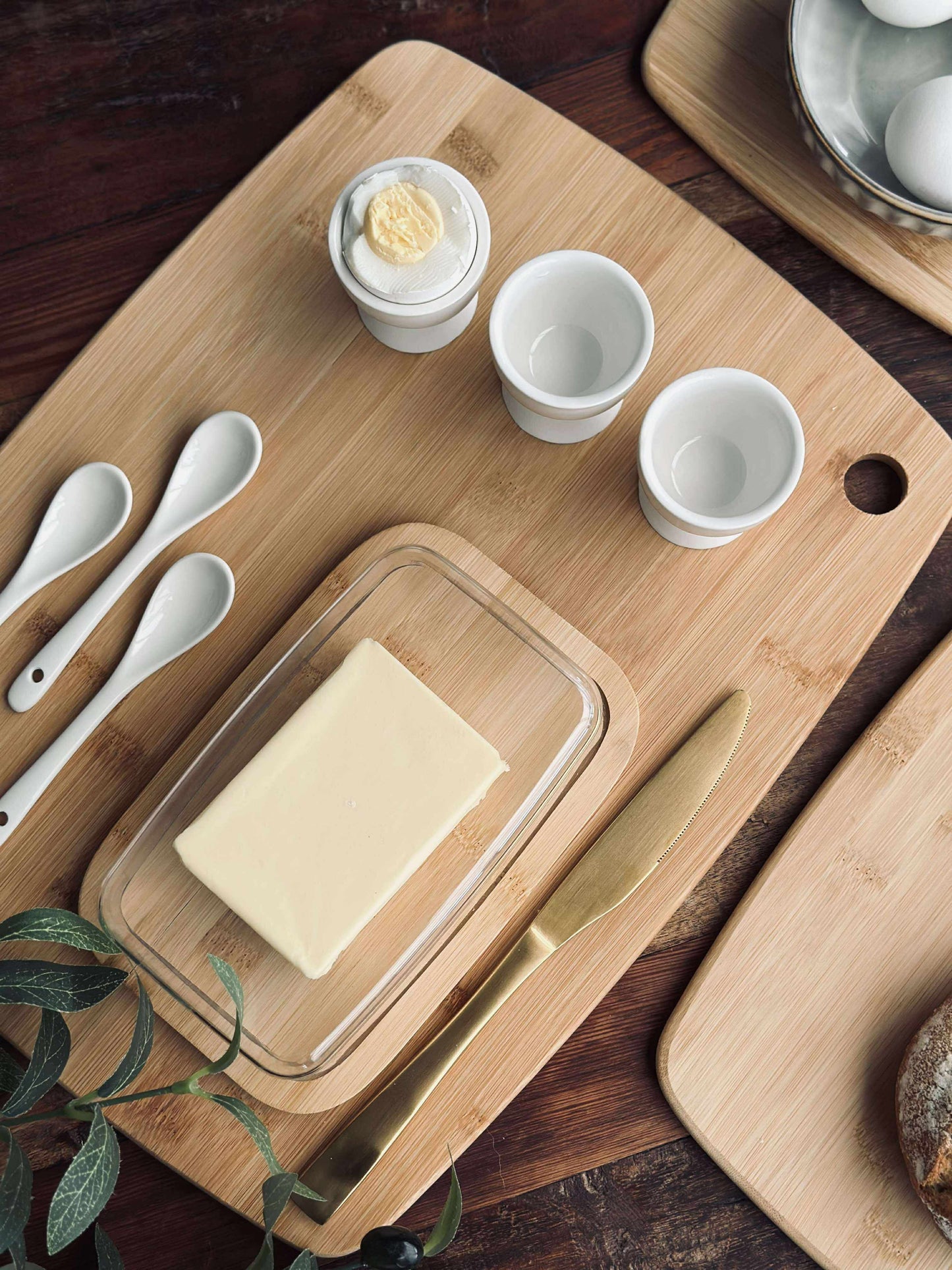 Skærebræt - 3 stk. Bambus