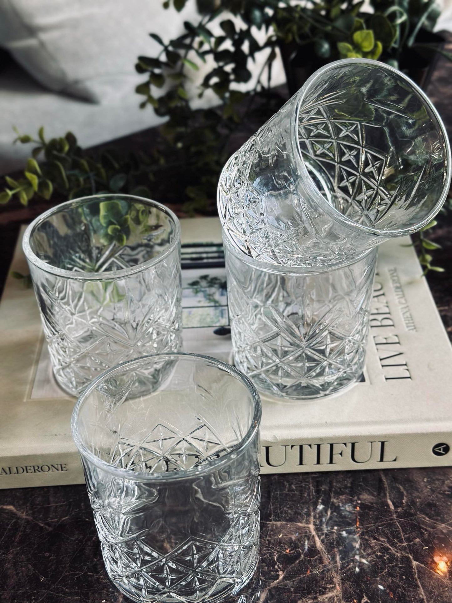 Whisky glas / vandglas - 4 stk