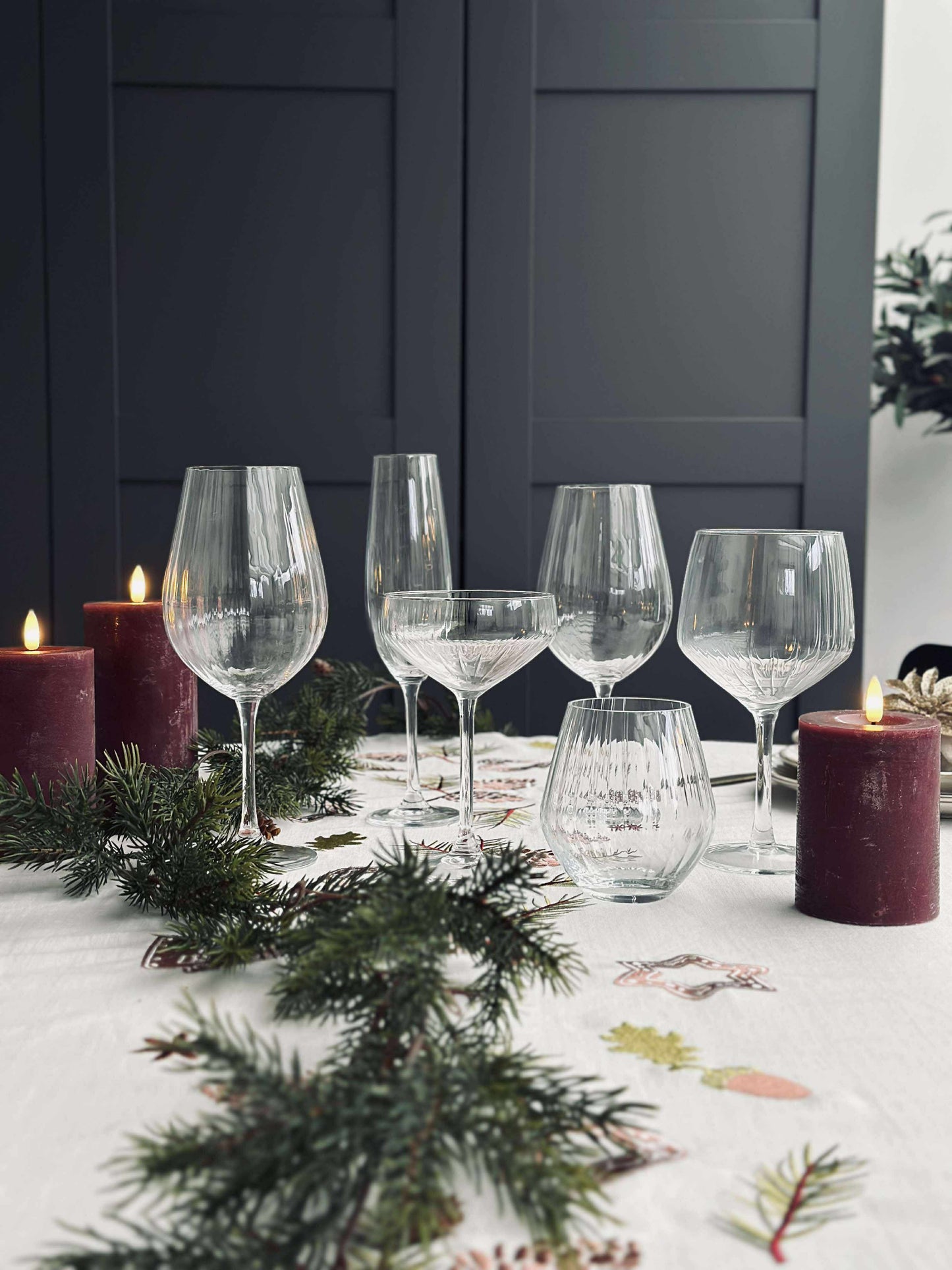 Vandglas CRYSTAL - Sæt med 4 stk.