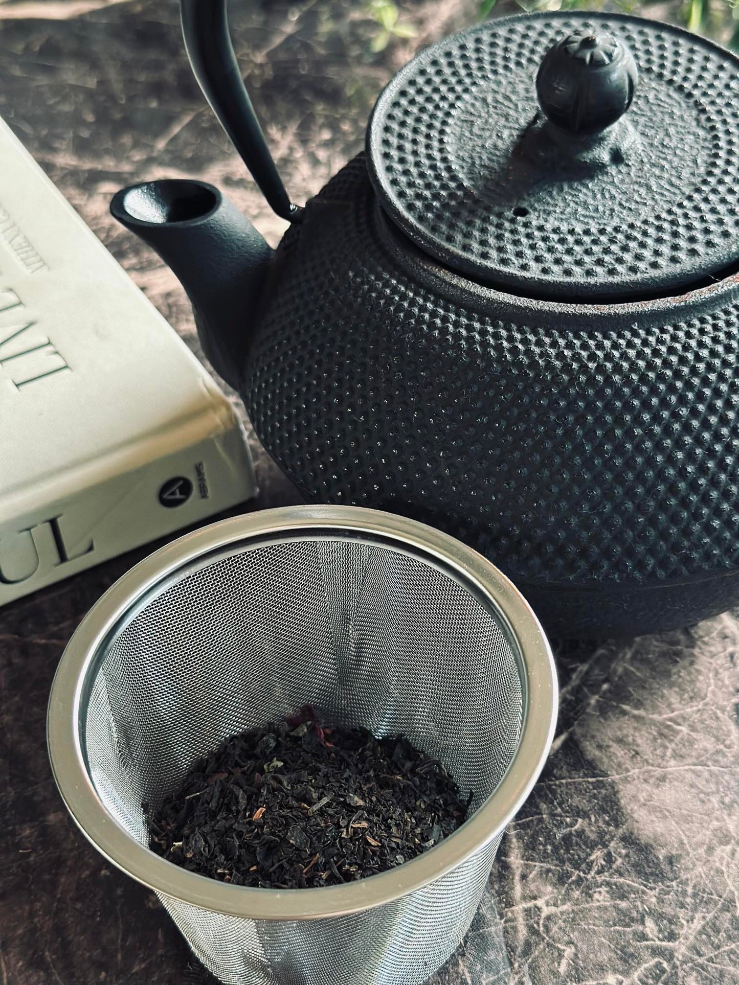 Tepotte i støbejern - 1200ml.