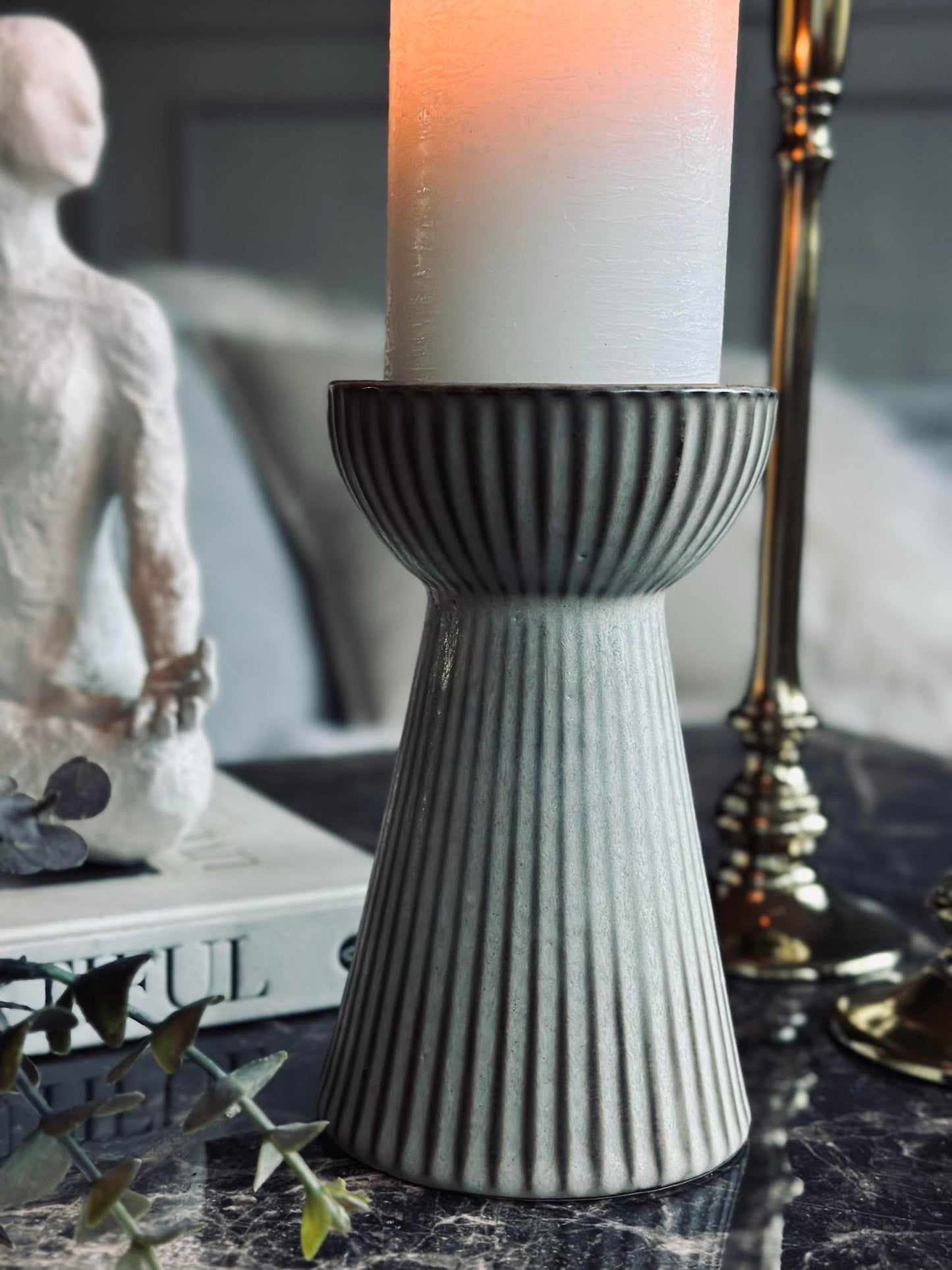 Hyacintvase VIGA - Mat brun