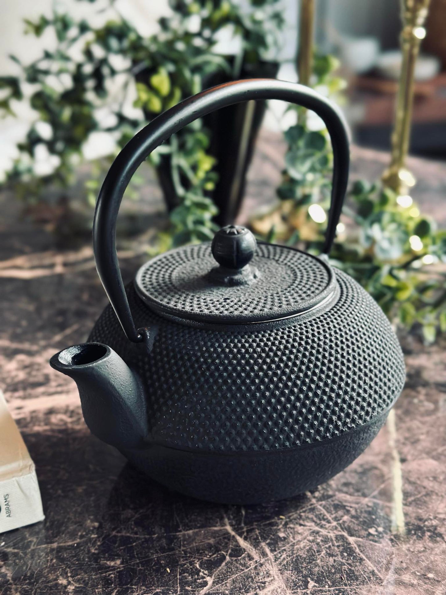 Tepotte i støbejern - 1200ml.