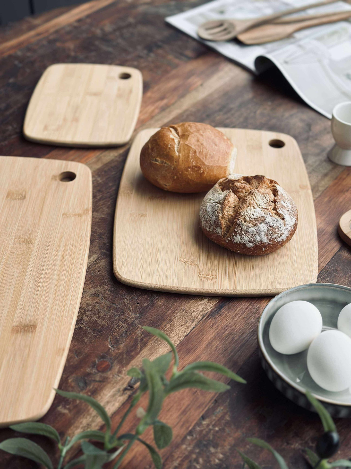 Skærebræt - 3 stk. Bambus