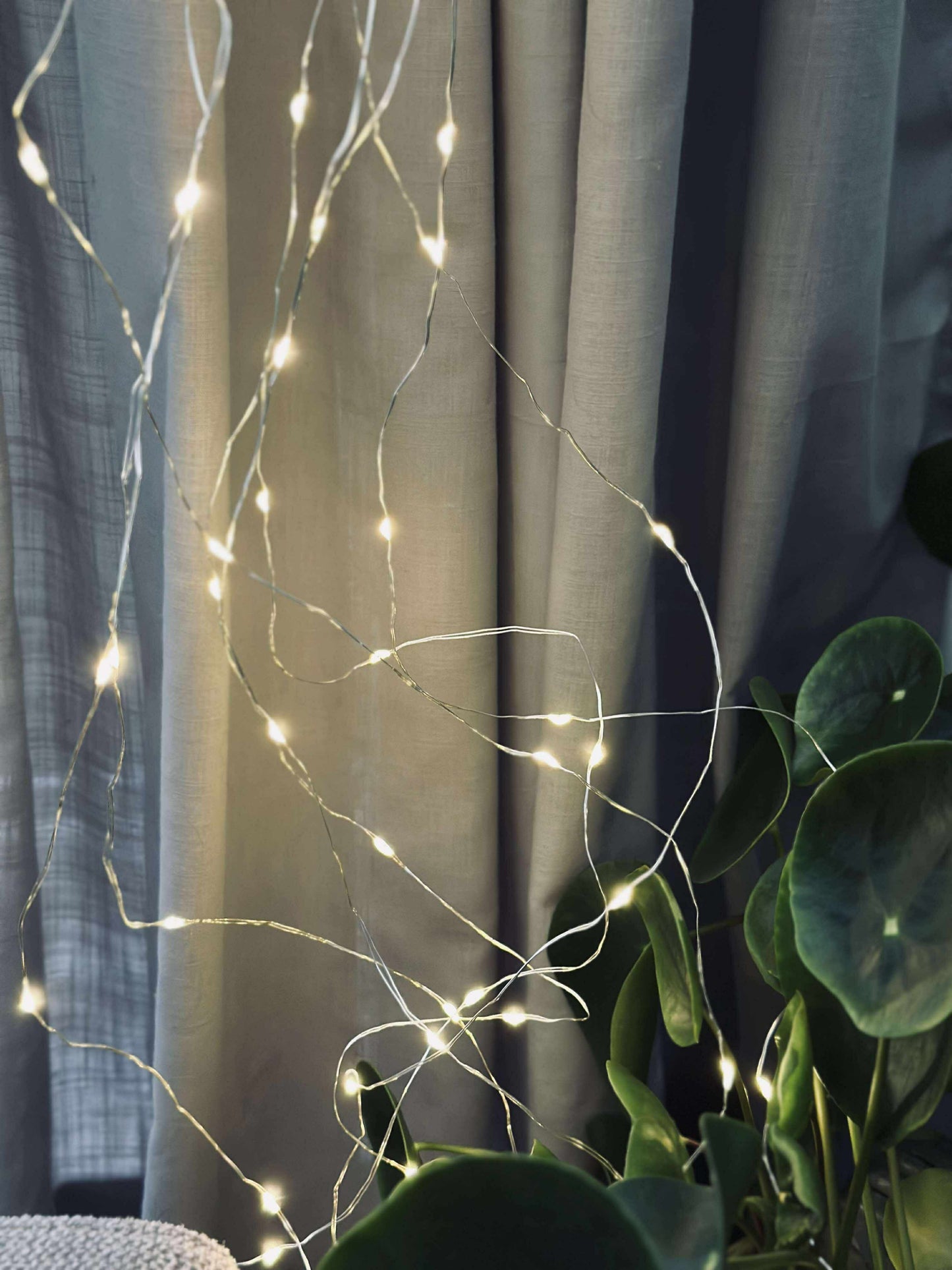 Lyskæde hængende med 160 led lys