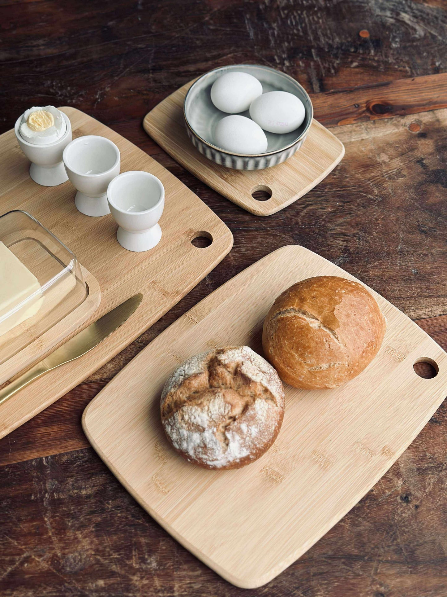 Skærebræt - 3 stk. Bambus