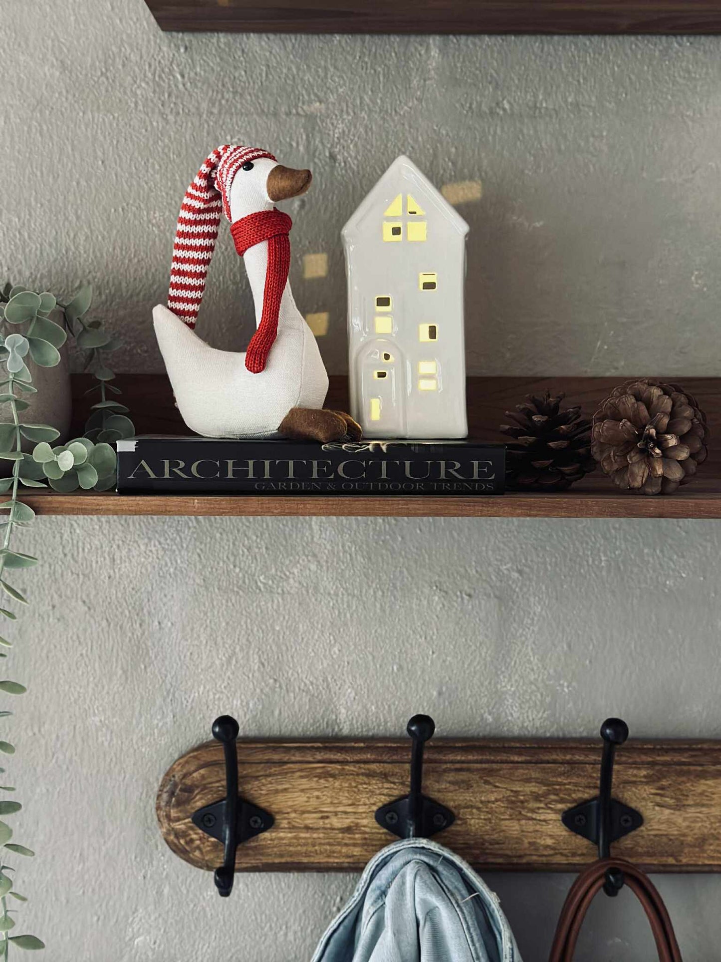 Juleand med rød hue - Mini