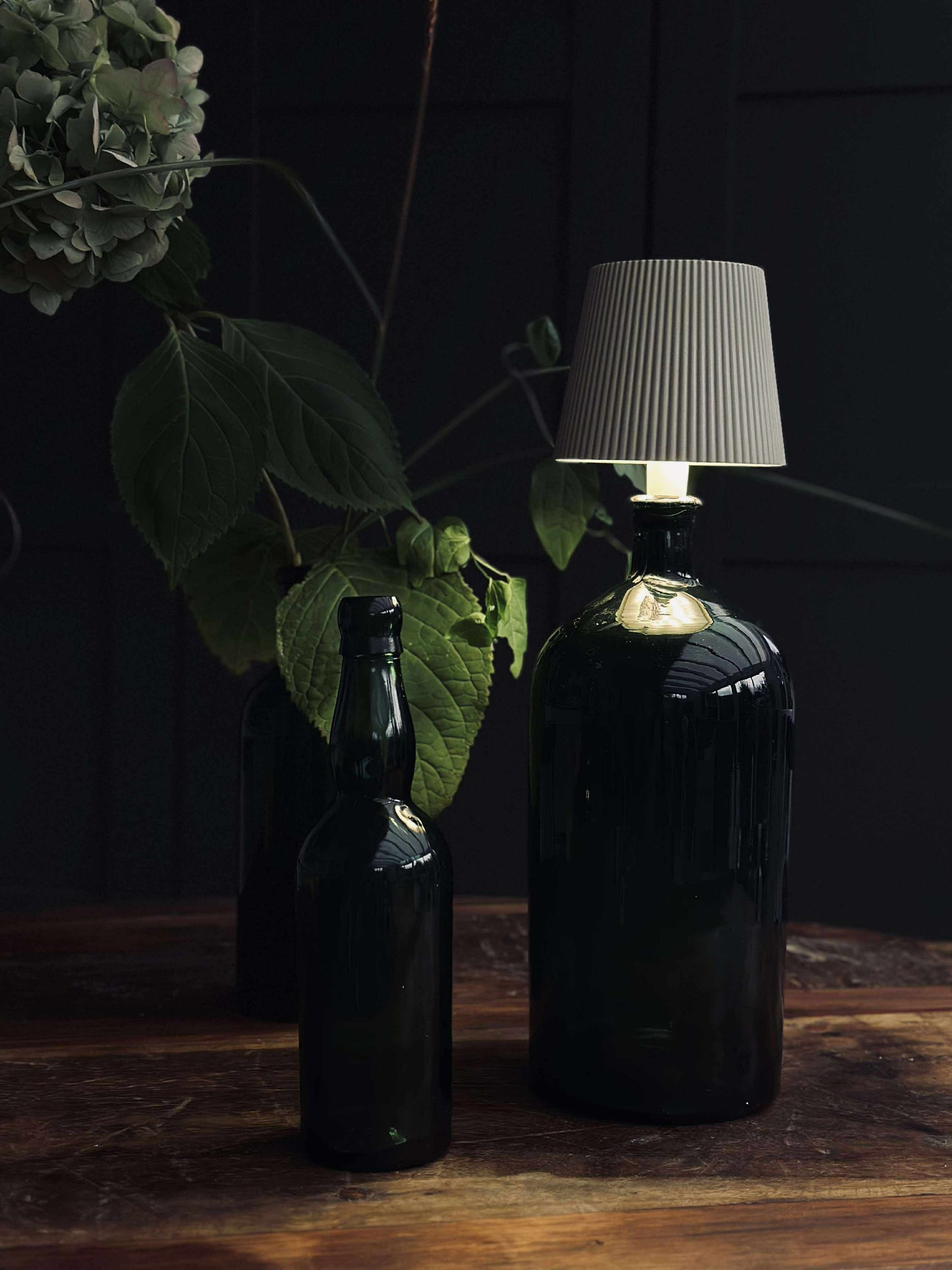 LED lampe til vinflaske - Creme MIX