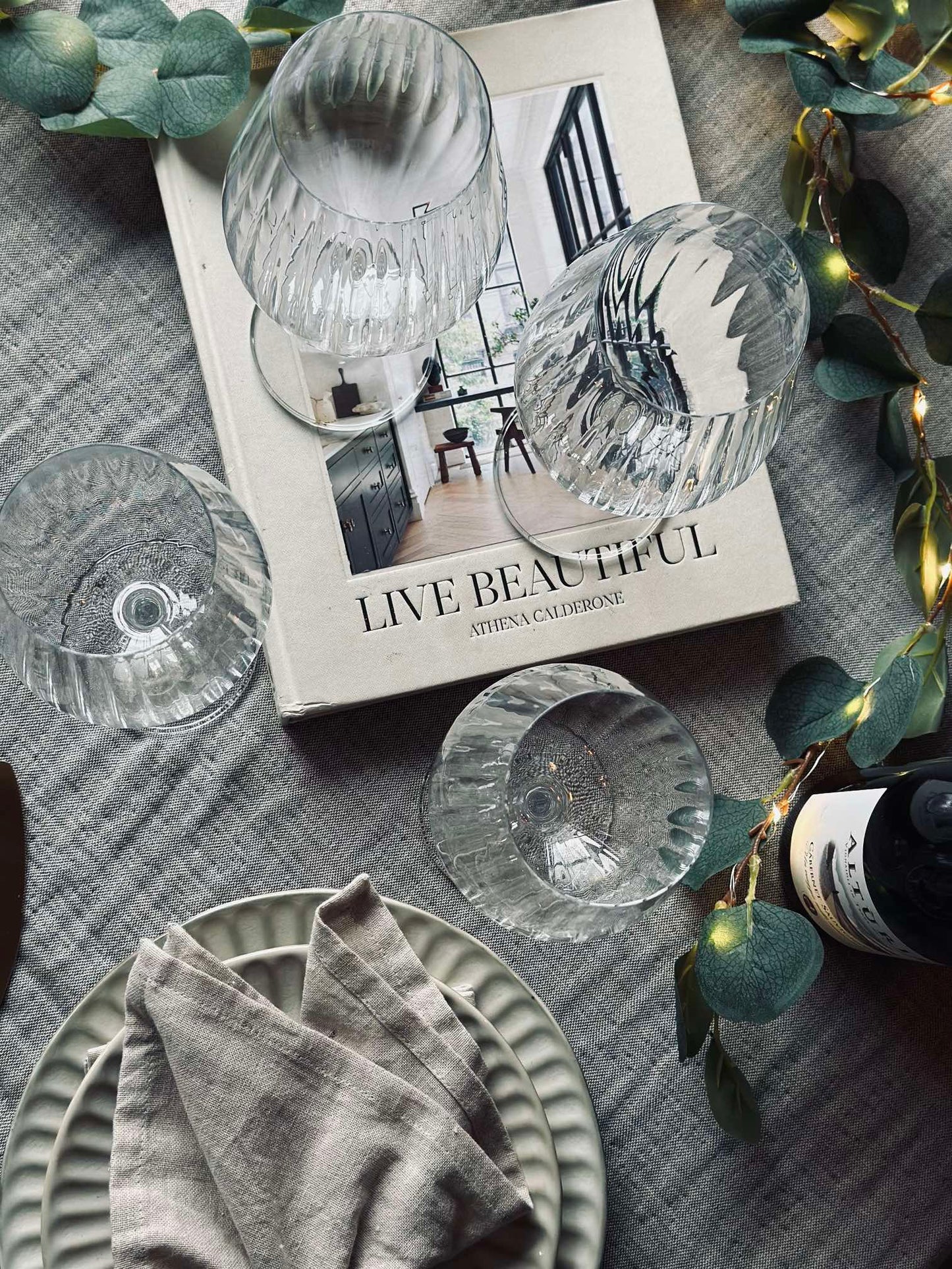 Vinglas rødvin CRYSTAL - Sæt med 4 stk.