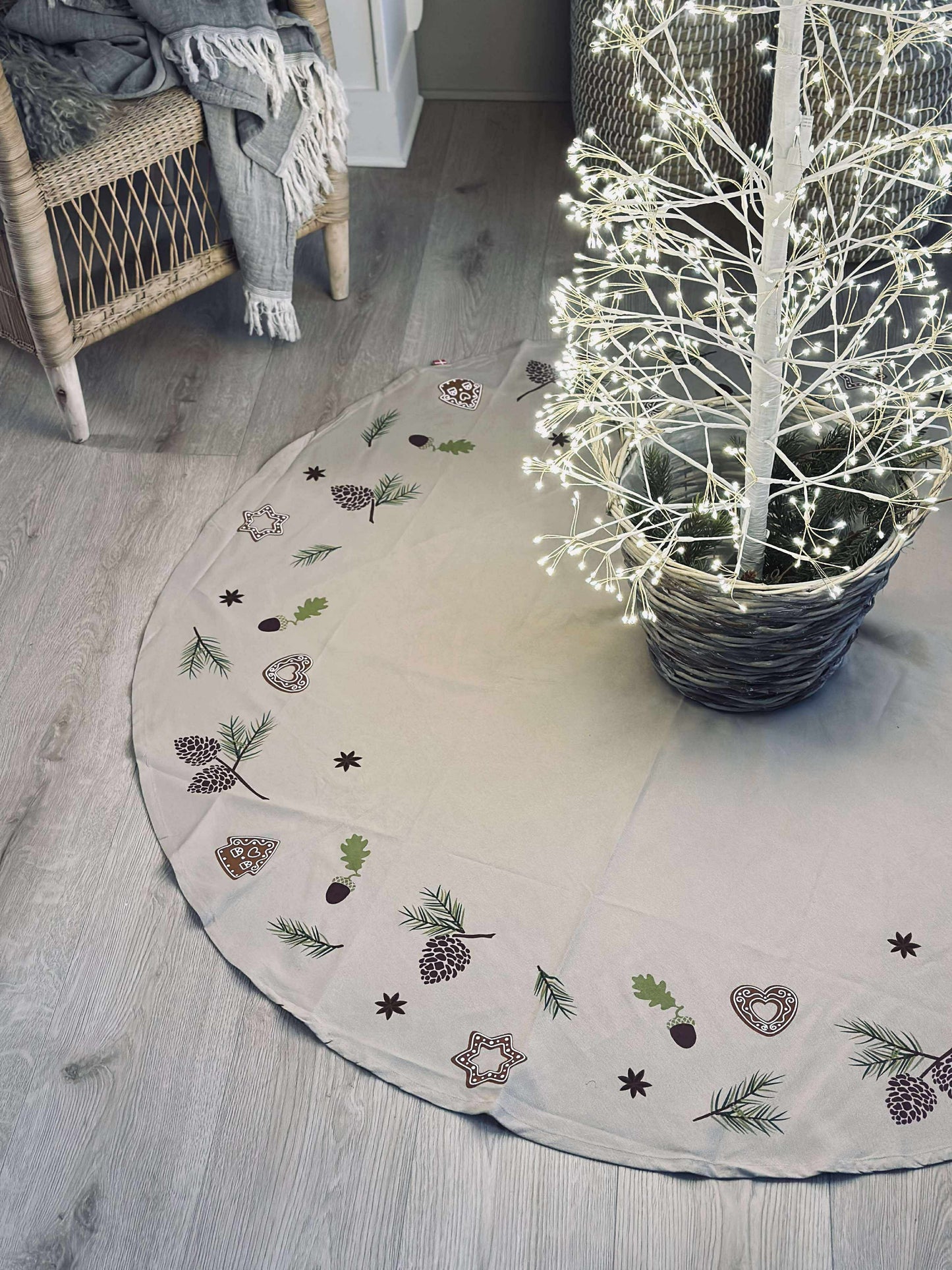 Juletræstæppe dia 140cm