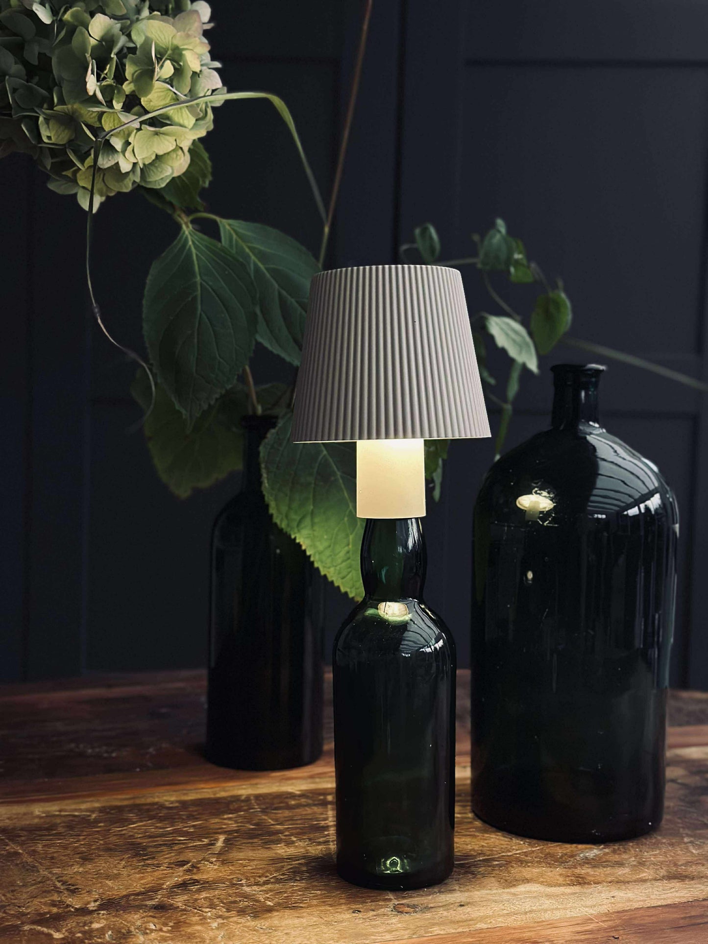 LED lampe til vinflaske - Creme MIX