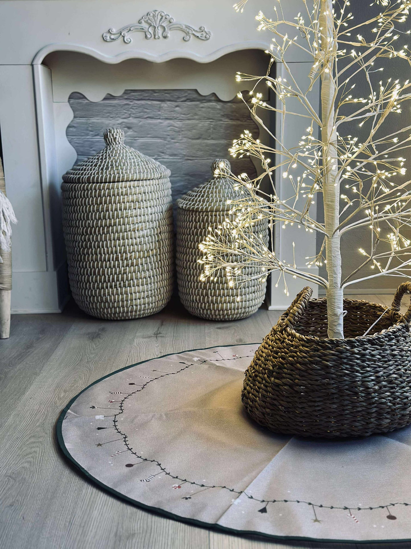 Juletræstæppe 100cm