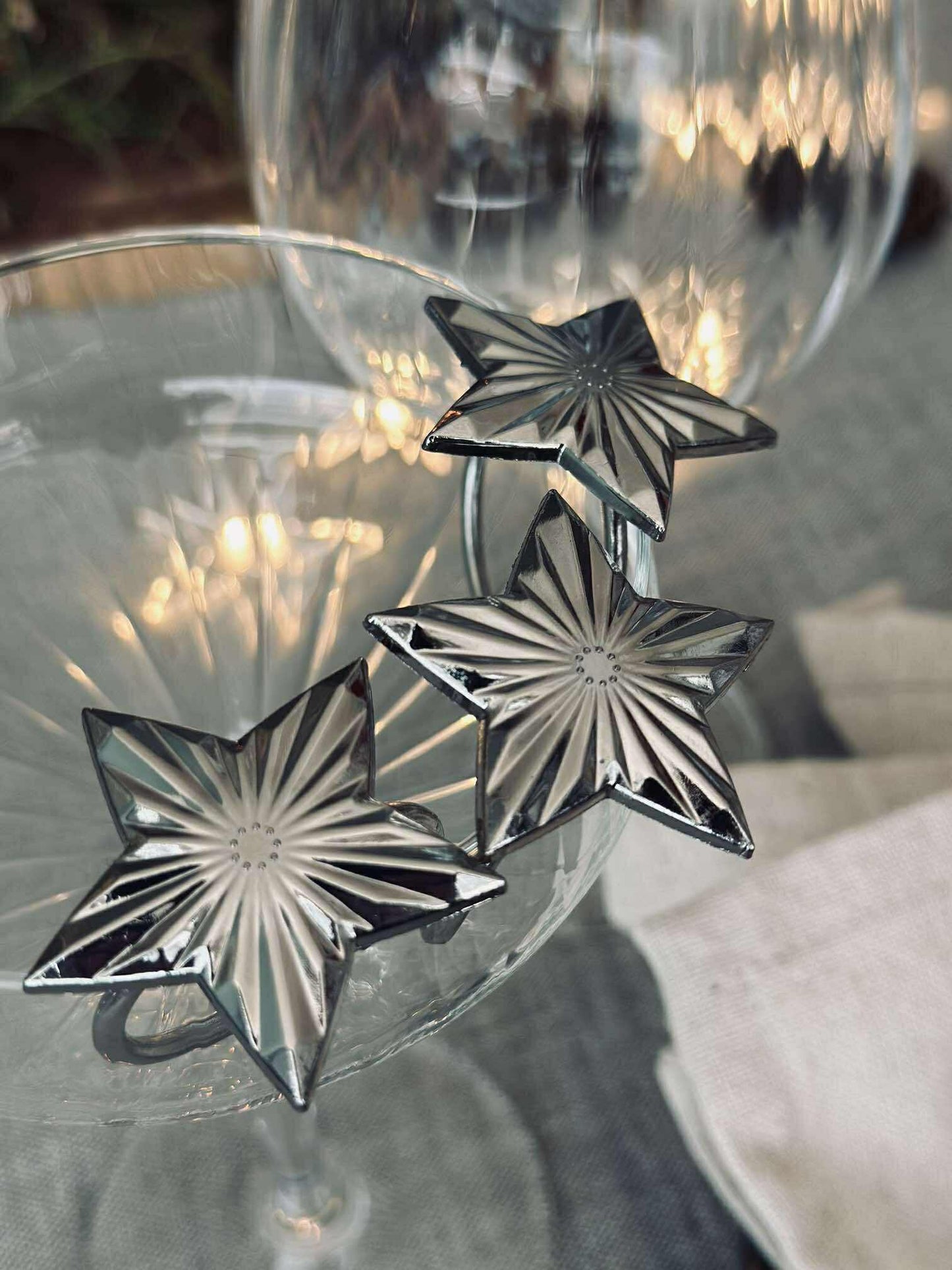 Servietringe Silver - MIX 4 stk