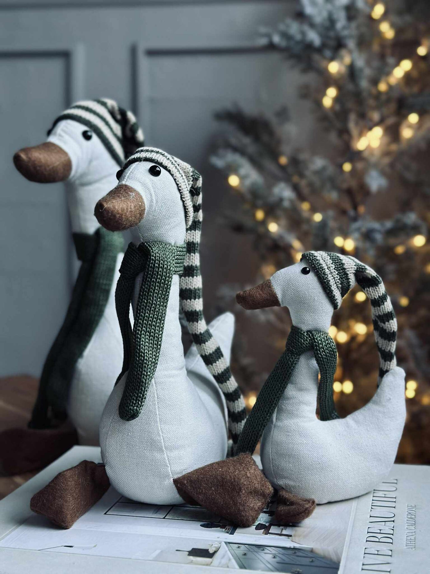 Juleand med grøn hue - Mini